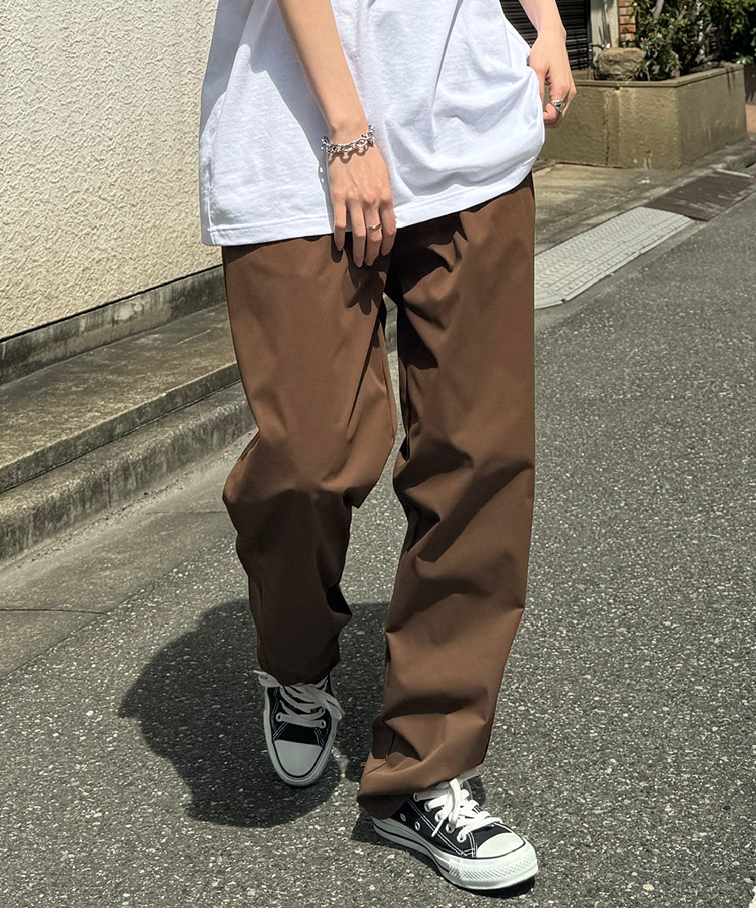 25SS ワイドテーパード リラックスイージー カラーシェフパンツ