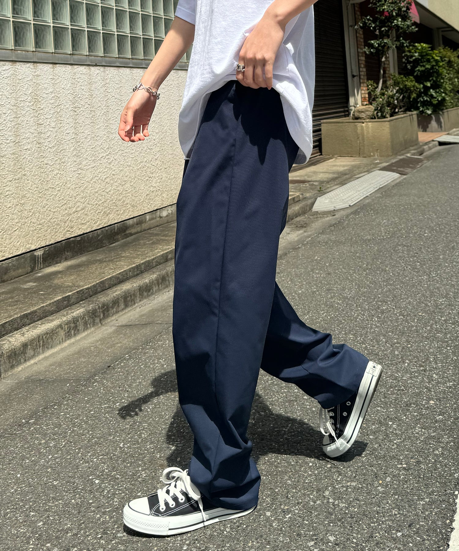 25SS ワイドテーパード リラックスイージー カラーシェフパンツ