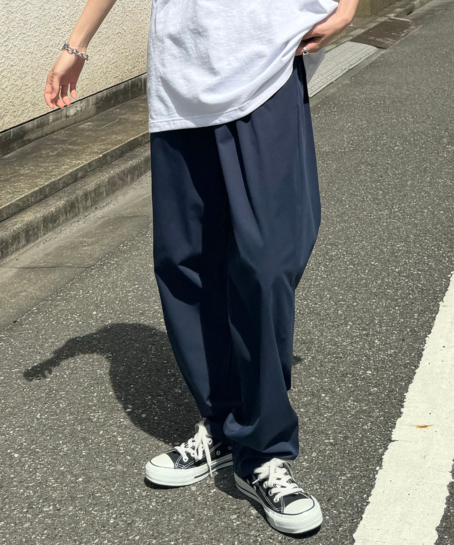 25SS ワイドテーパード リラックスイージー カラーシェフパンツ