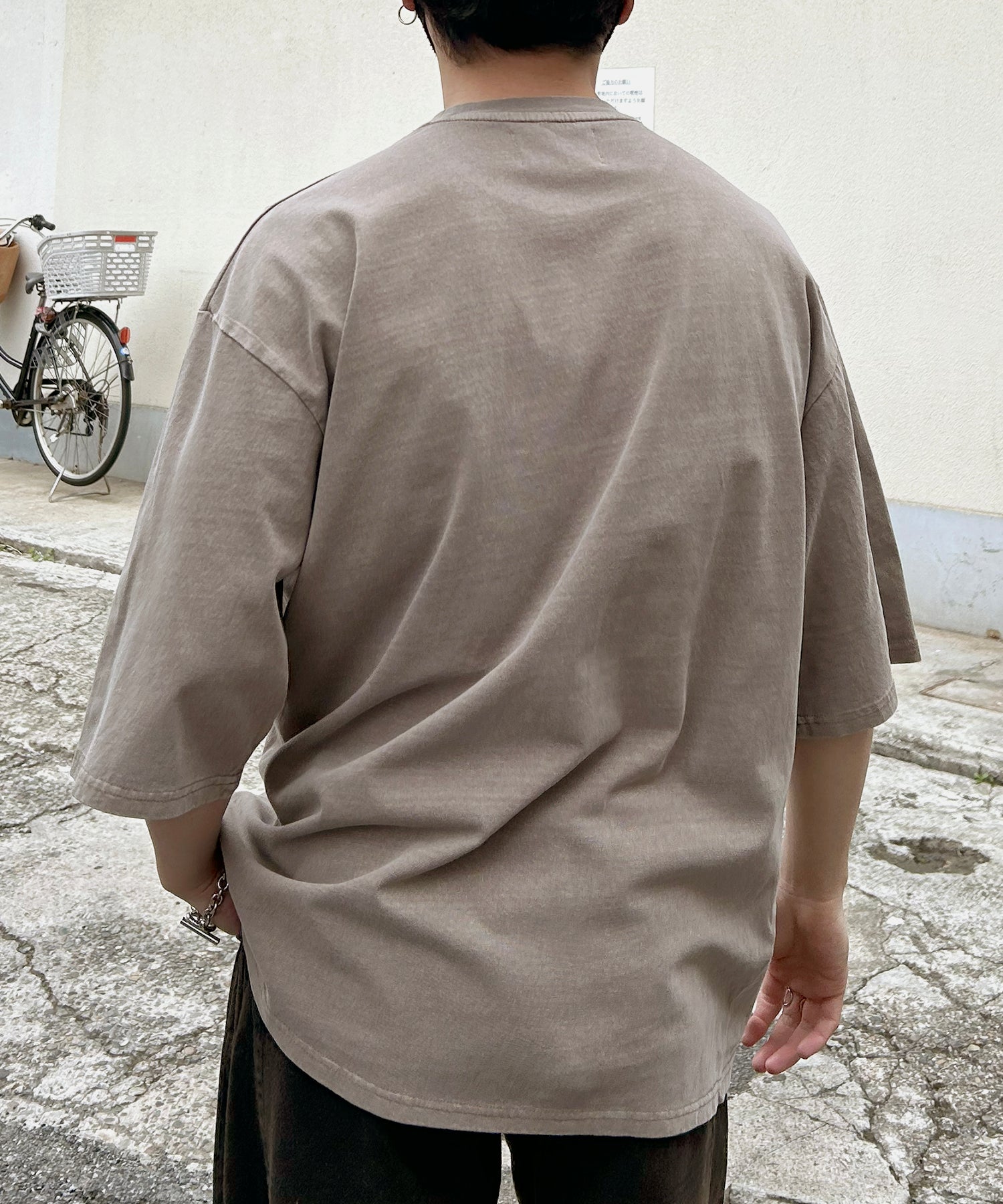 ヴィンテージライク ピグメント加工 アメカジ風 レトロプリント ロックTシャツ