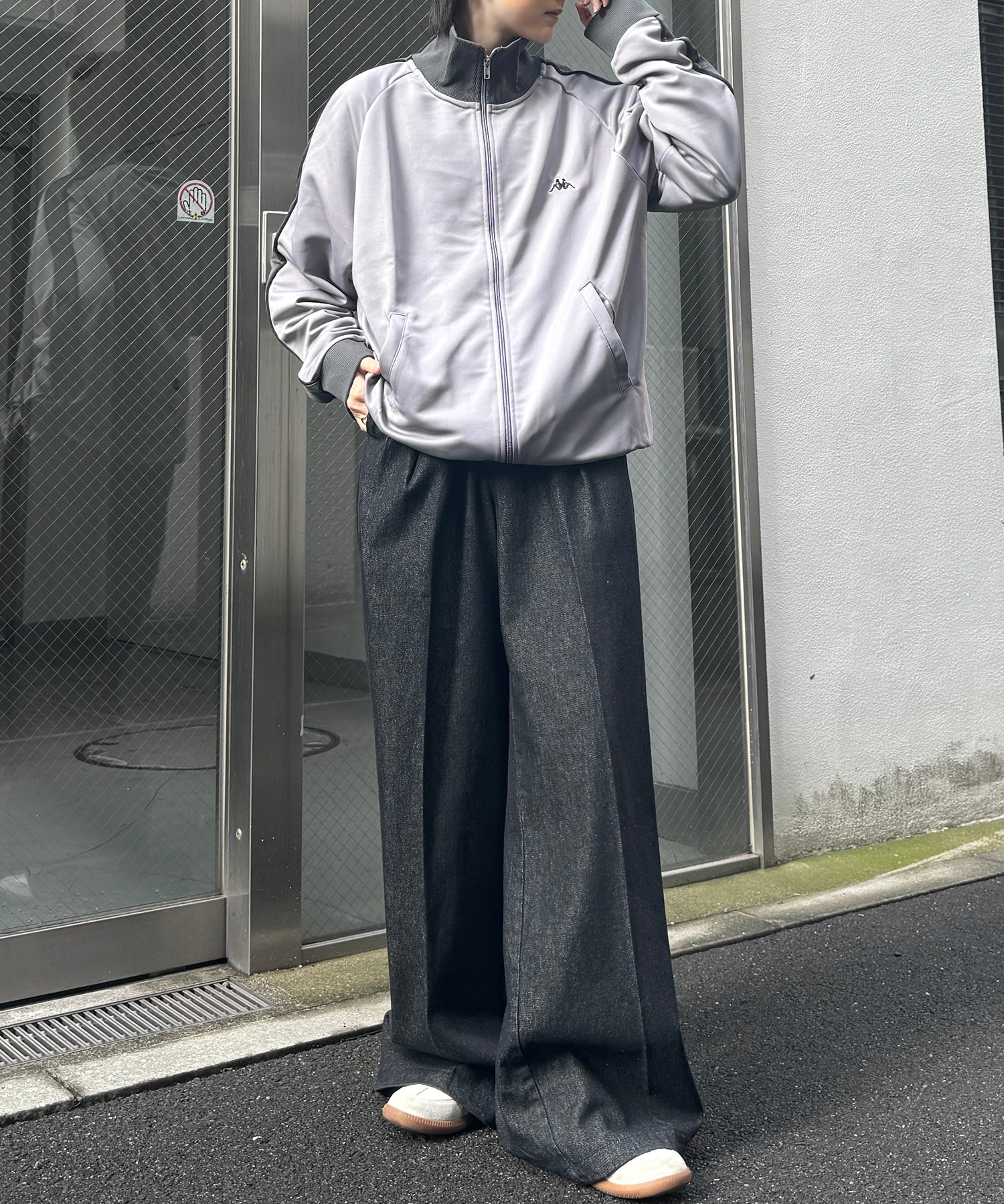 24AW 新色追加 【KAPPA】WEB限定 袖ラインジャージ トラックジャケット