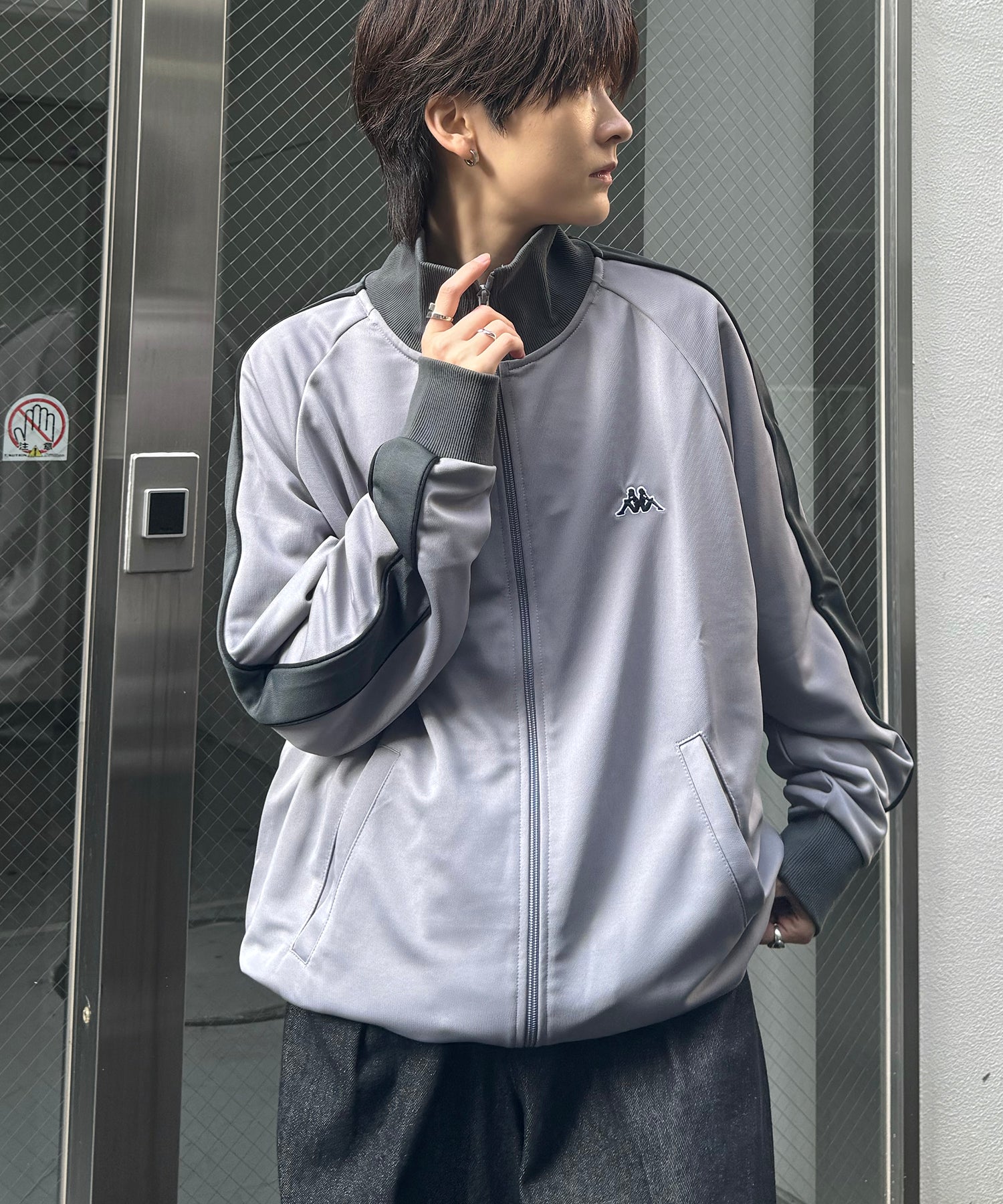 24AW 新色追加 【KAPPA】WEB限定 袖ラインジャージ トラックジャケット