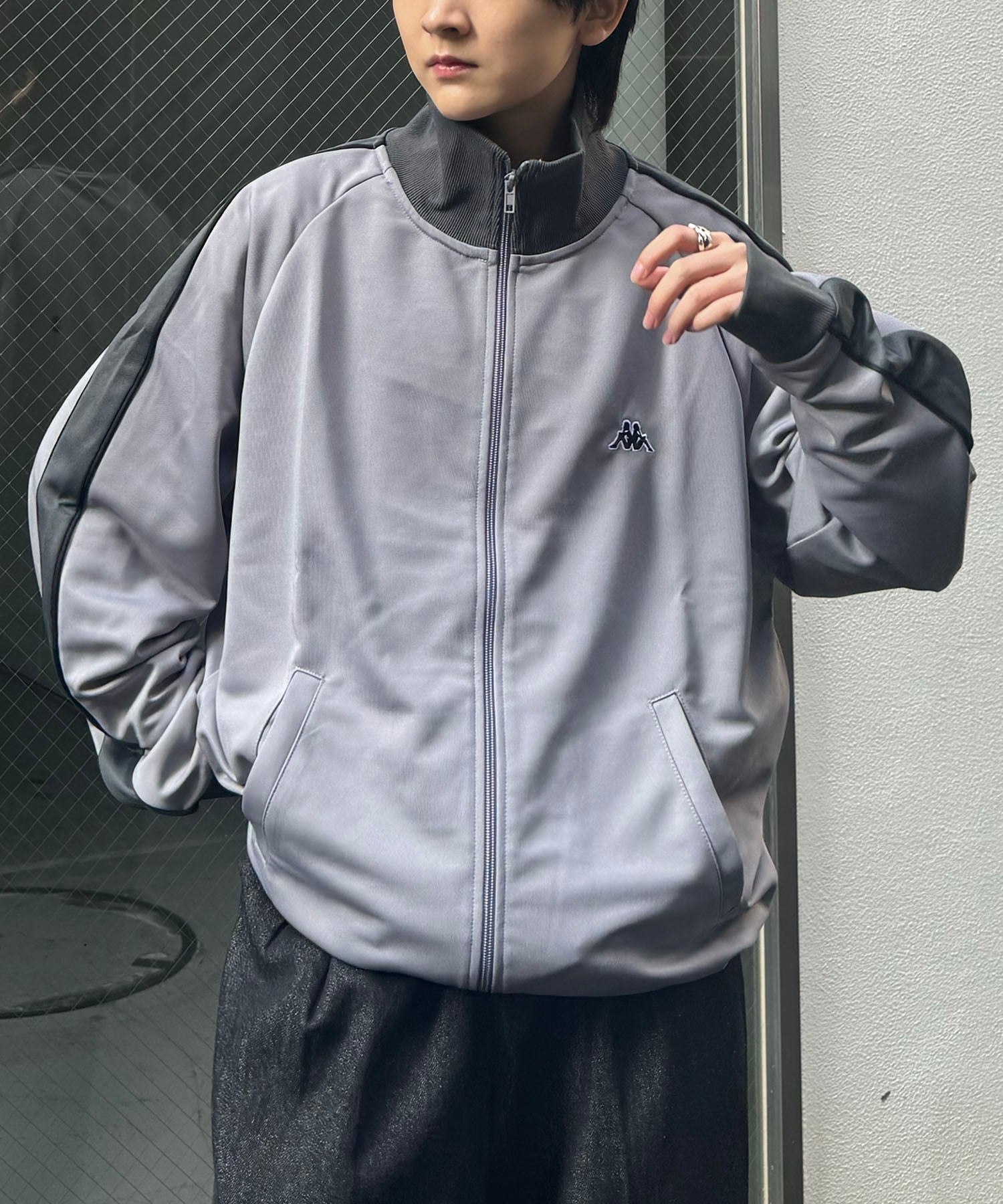 24AW 新色追加 【KAPPA】WEB限定 袖ラインジャージ トラックジャケット