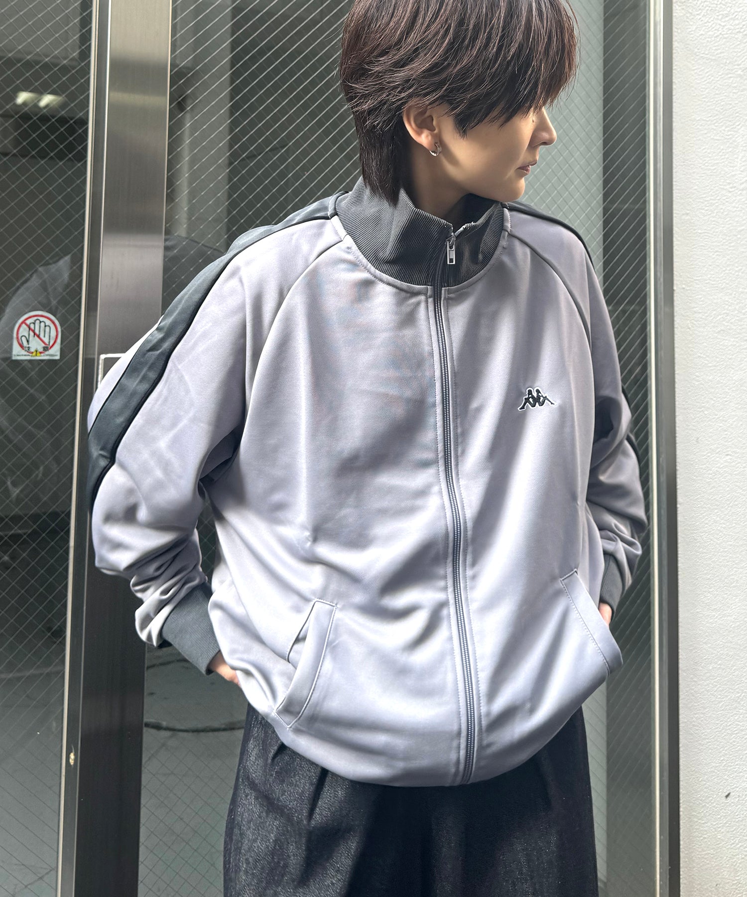 24AW 新色追加 【KAPPA】WEB限定 袖ラインジャージ トラックジャケット