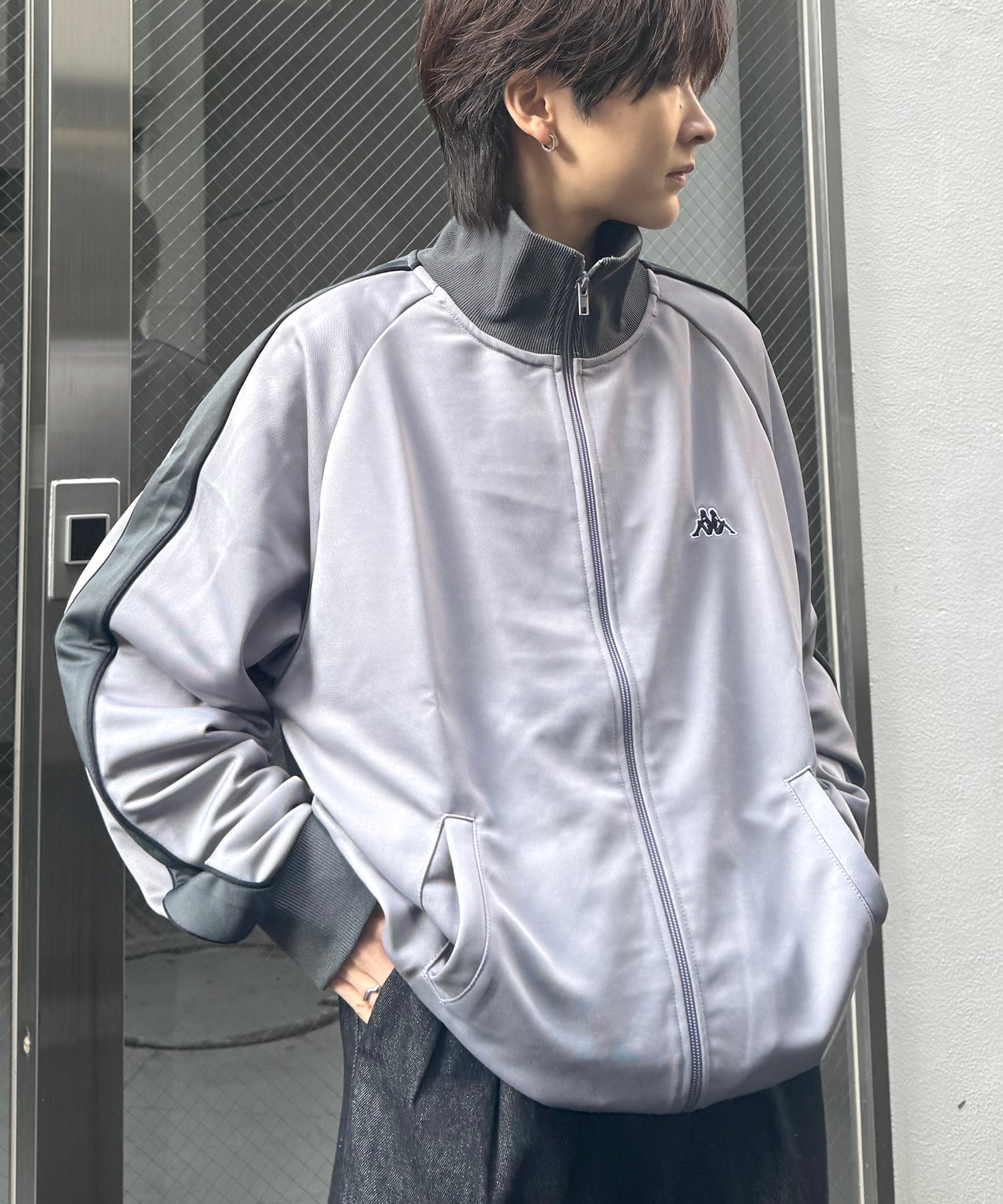 24AW 新色追加 【KAPPA】WEB限定 袖ラインジャージ トラックジャケット
