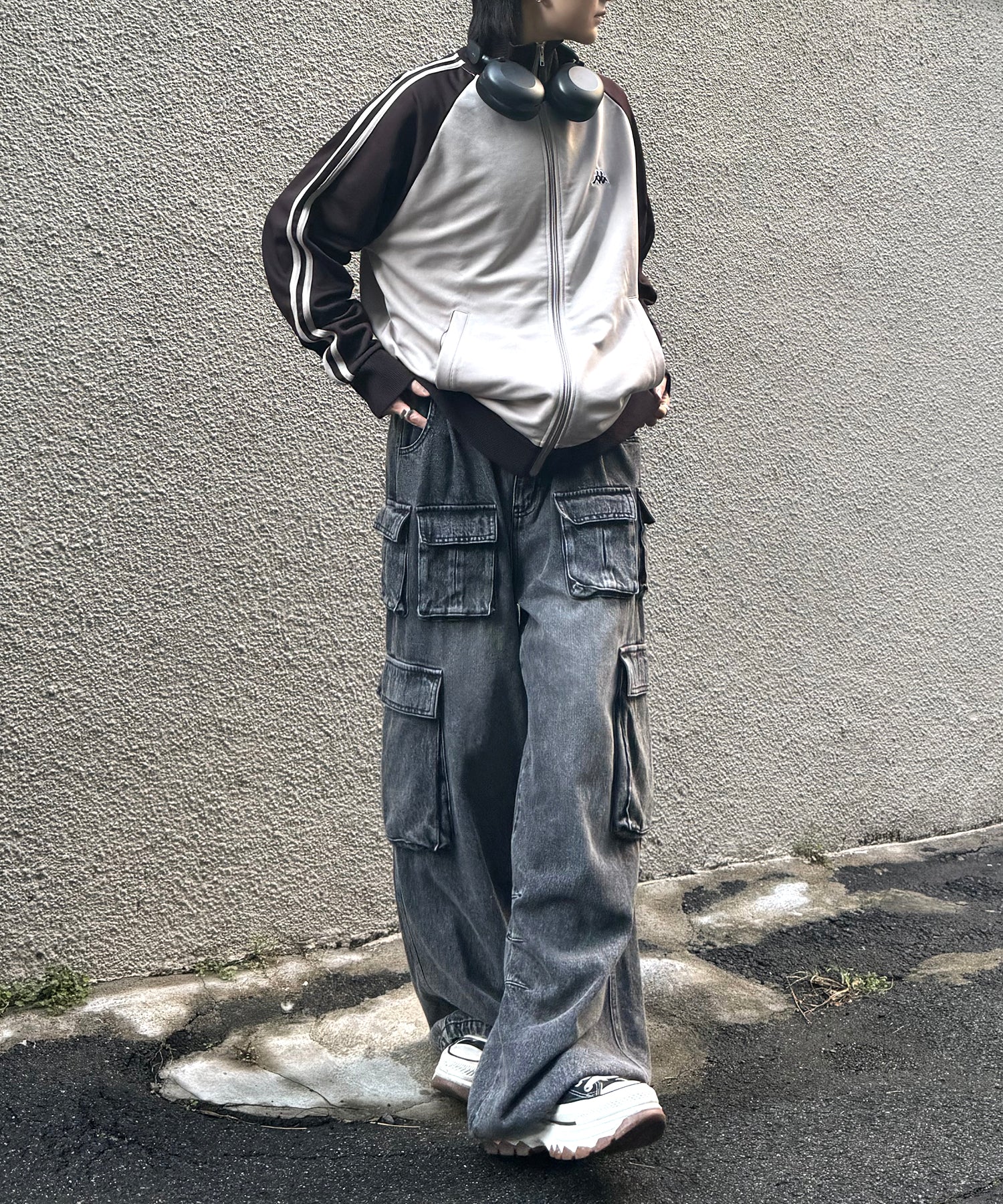 24AW 新色追加 【KAPPA】WEB限定 袖ラインジャージ トラックジャケット