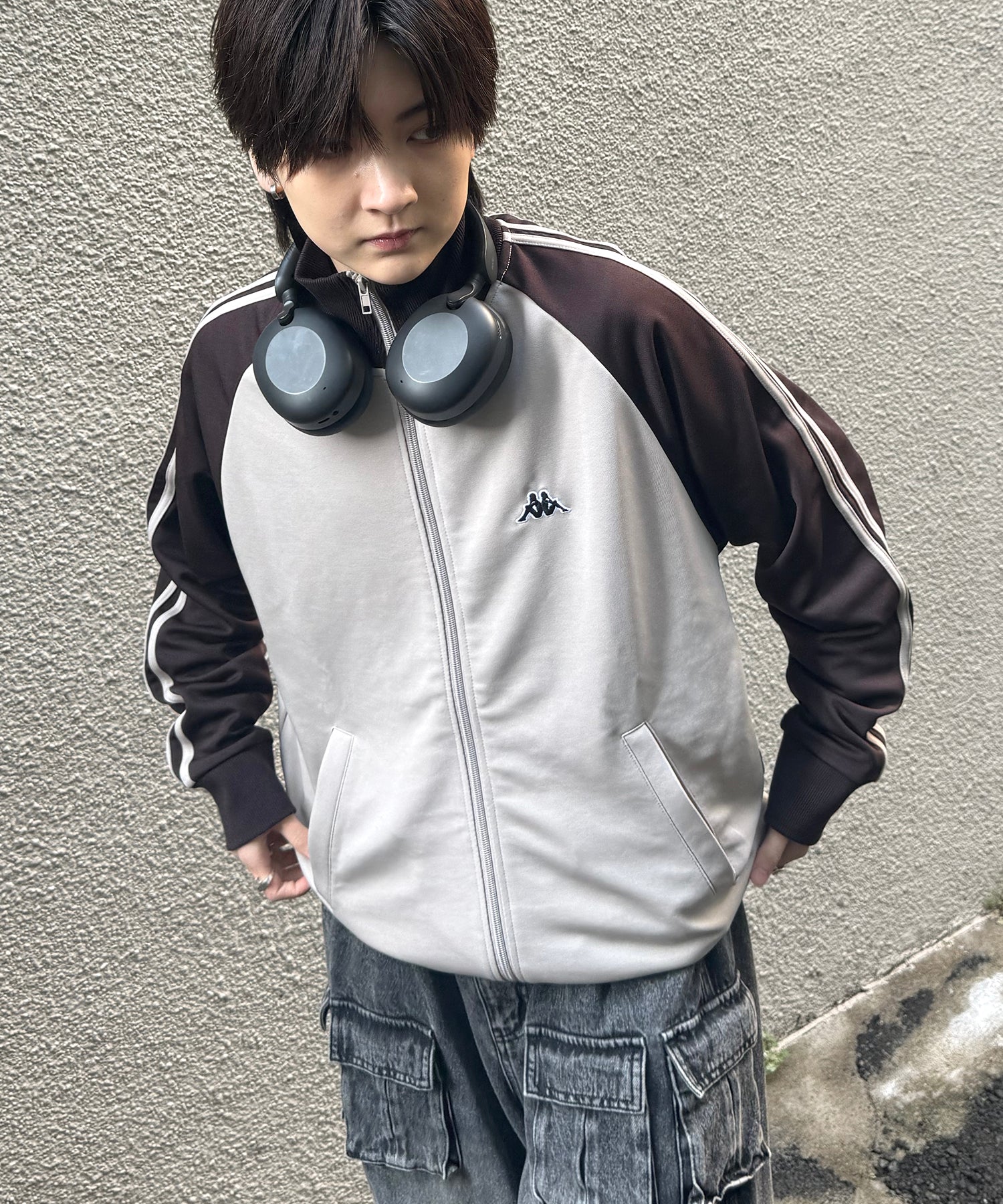 24AW 新色追加 【KAPPA】WEB限定 袖ラインジャージ トラックジャケット