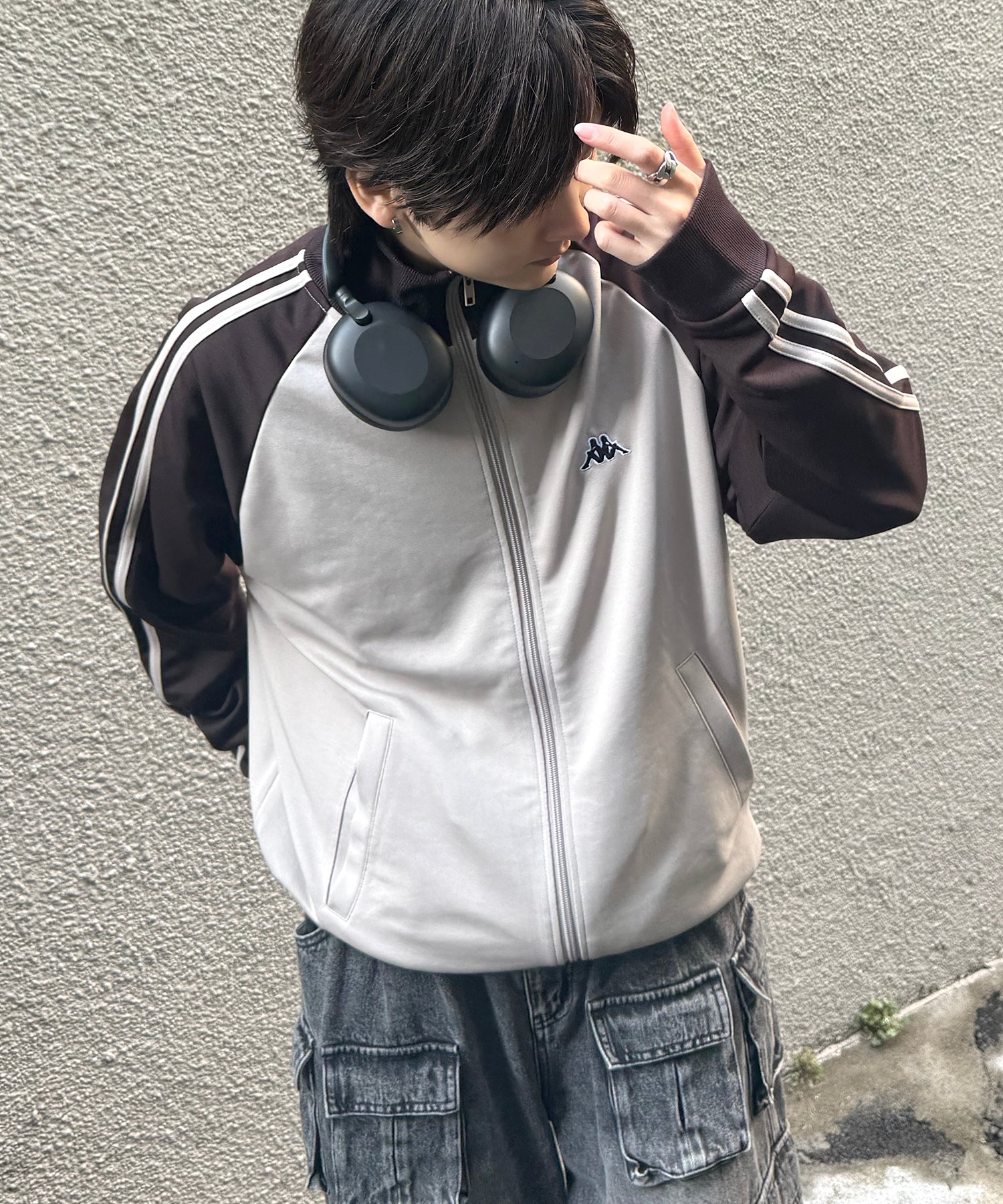 24AW 新色追加 【KAPPA】WEB限定 袖ラインジャージ トラックジャケット