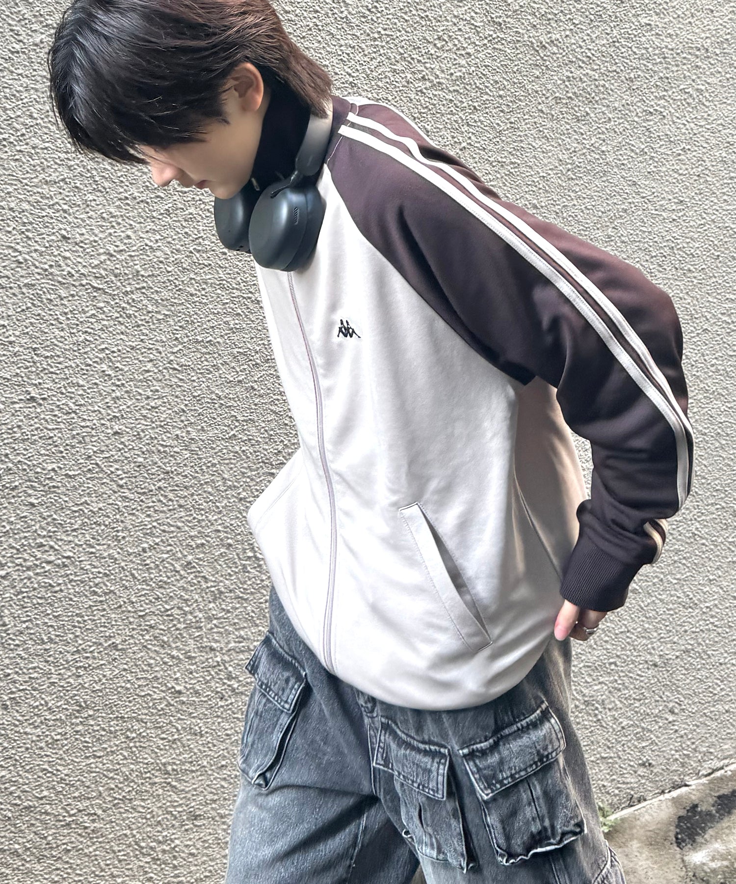 24AW 新色追加 【KAPPA】WEB限定 袖ラインジャージ トラックジャケット