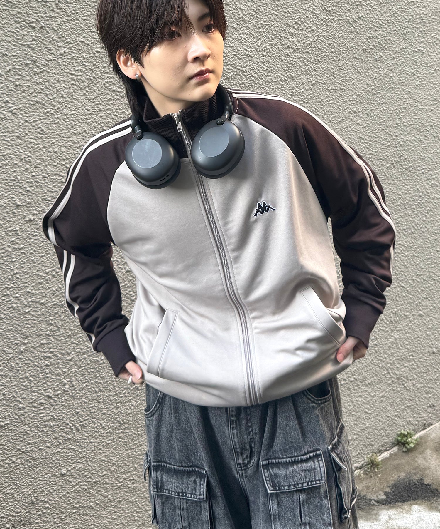 24AW 新色追加 【KAPPA】WEB限定 袖ラインジャージ トラックジャケット