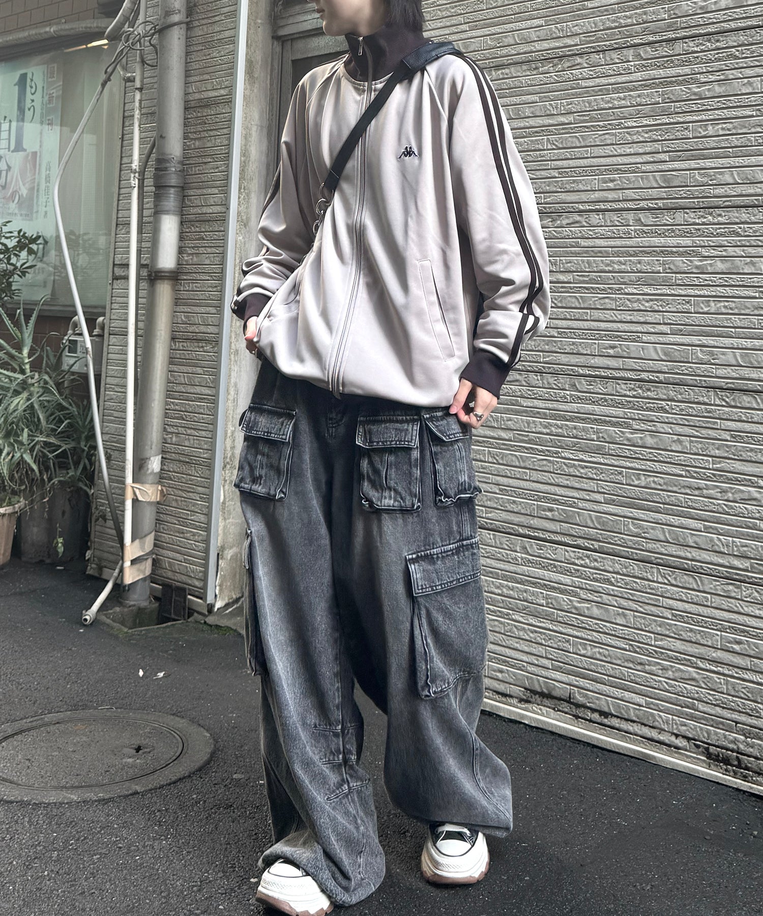 24AW 新色追加 【KAPPA】WEB限定 袖ラインジャージ トラックジャケット
