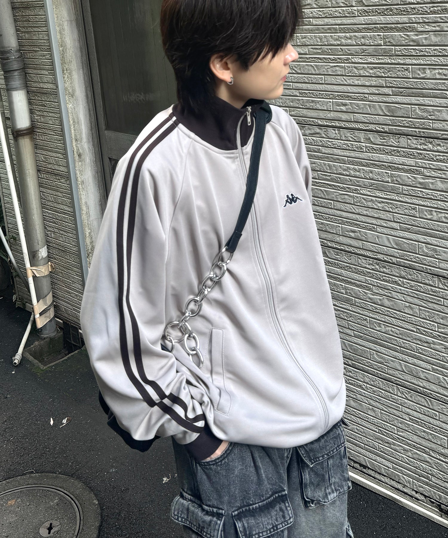 24AW 新色追加 【KAPPA】WEB限定 袖ラインジャージ トラックジャケット