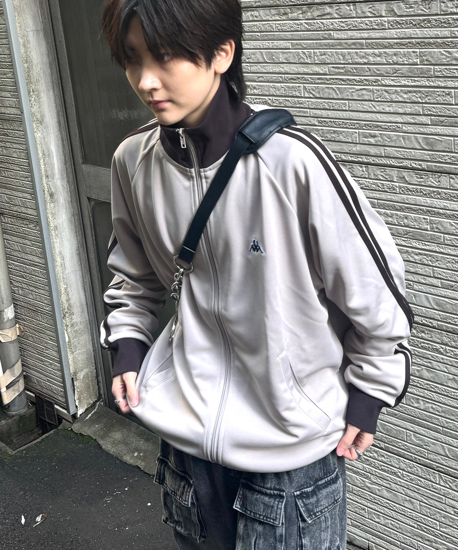 24AW 新色追加 【KAPPA】WEB限定 袖ラインジャージ トラックジャケット