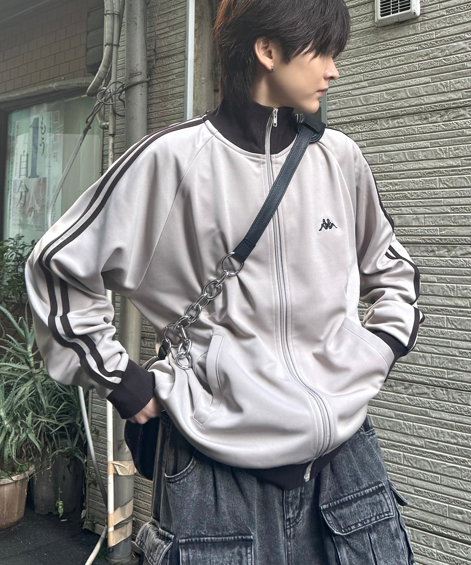 24AW 新色追加 【KAPPA】WEB限定 袖ラインジャージ トラックジャケット