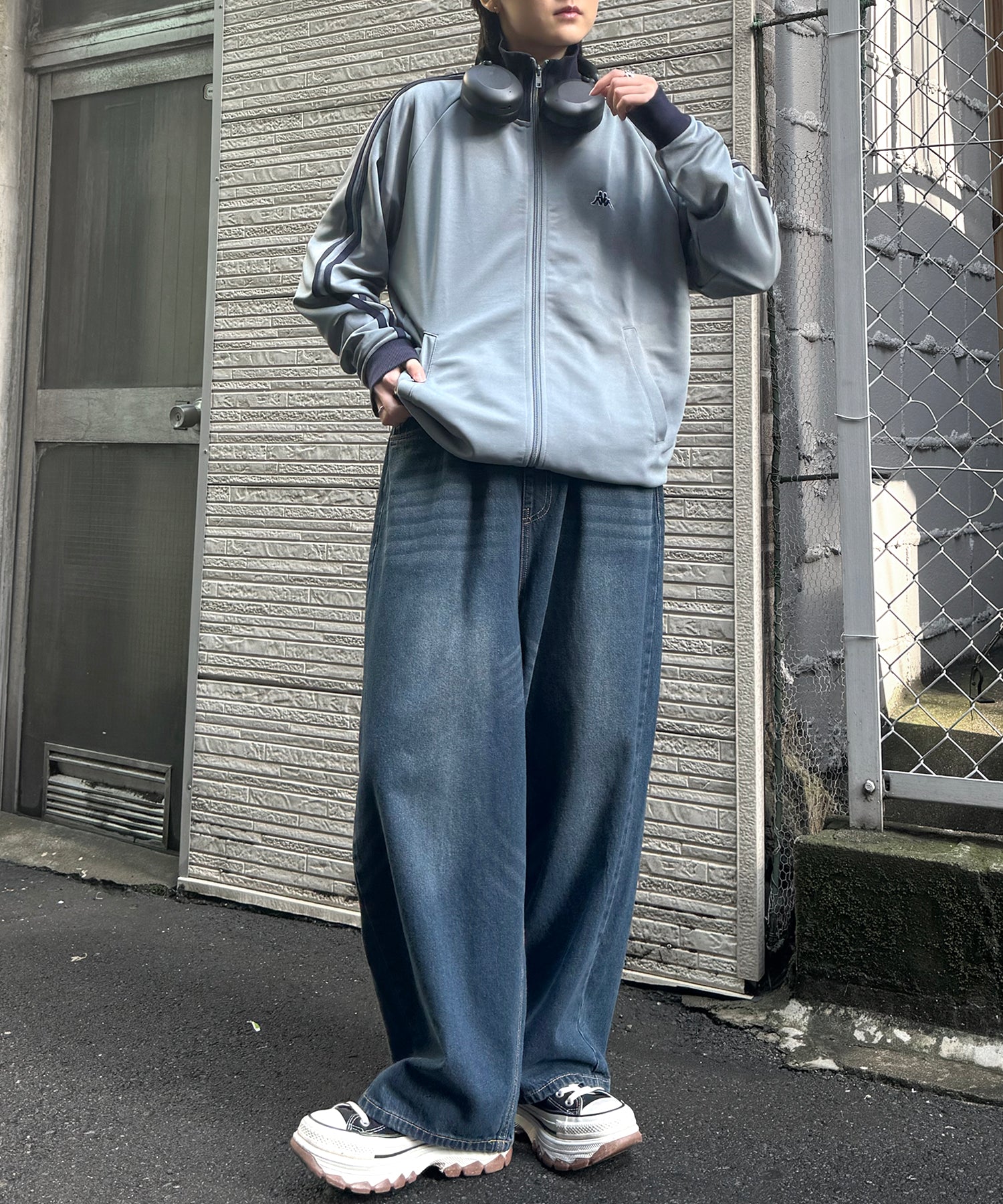 24AW 新色追加 【KAPPA】WEB限定 袖ラインジャージ トラックジャケット