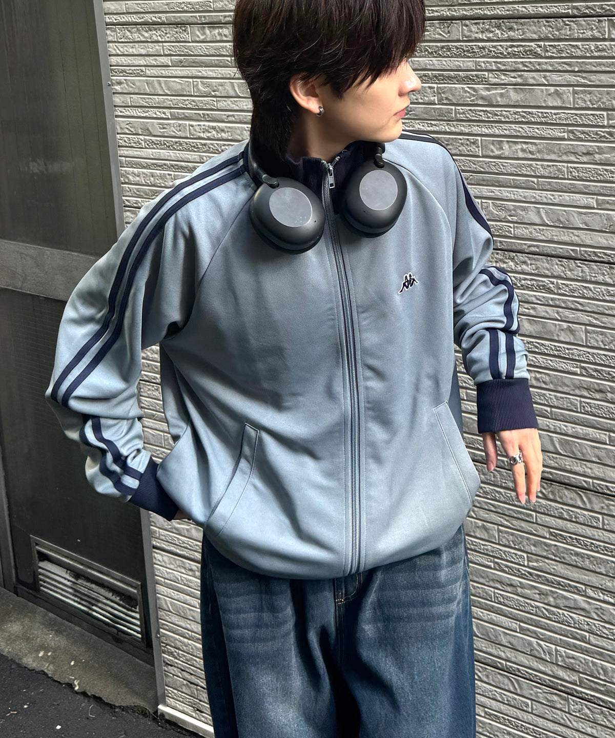 24AW 新色追加 【KAPPA】WEB限定  袖ラインジャージ トラックジャケット