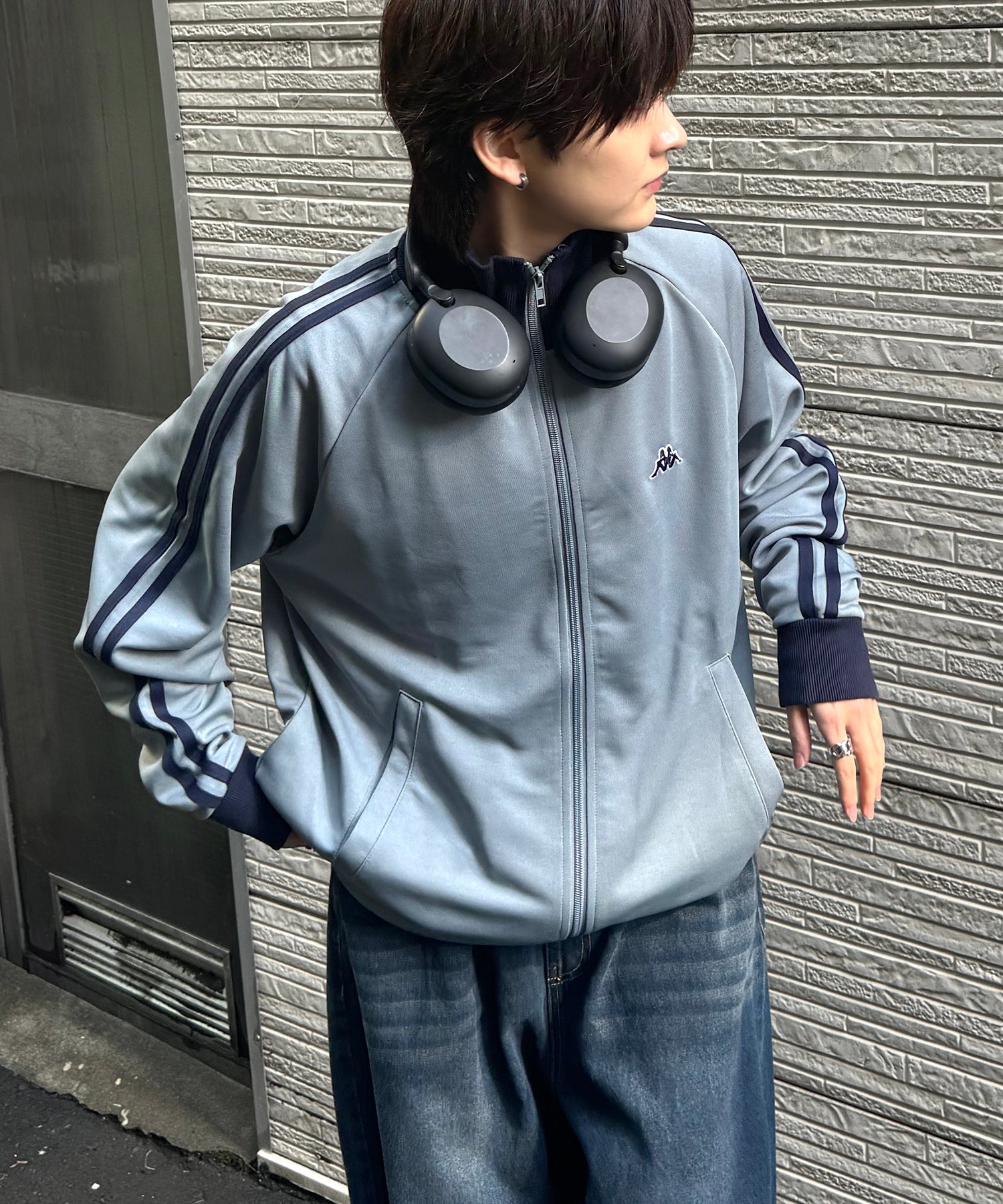 24AW 新色追加 【KAPPA】WEB限定 袖ラインジャージ トラックジャケット