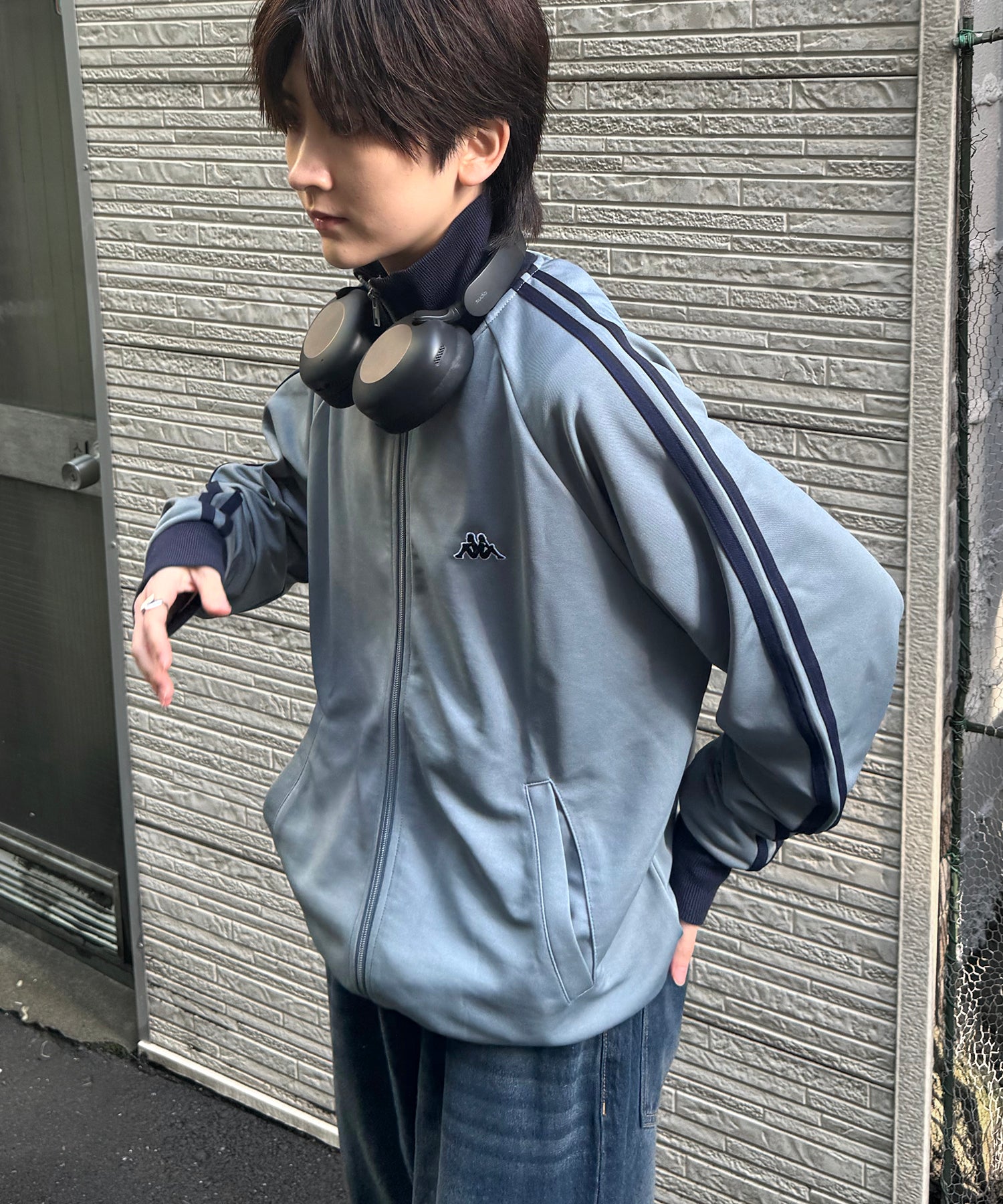 24AW 新色追加 【KAPPA】WEB限定 袖ラインジャージ トラックジャケット