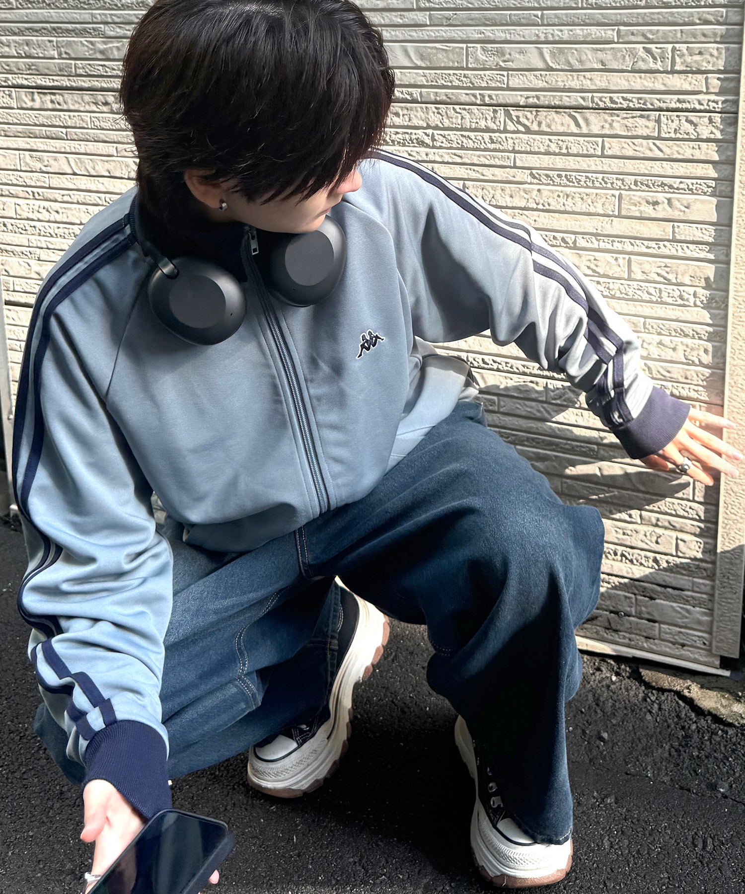 24AW 新色追加 【KAPPA】WEB限定 袖ラインジャージ トラックジャケット