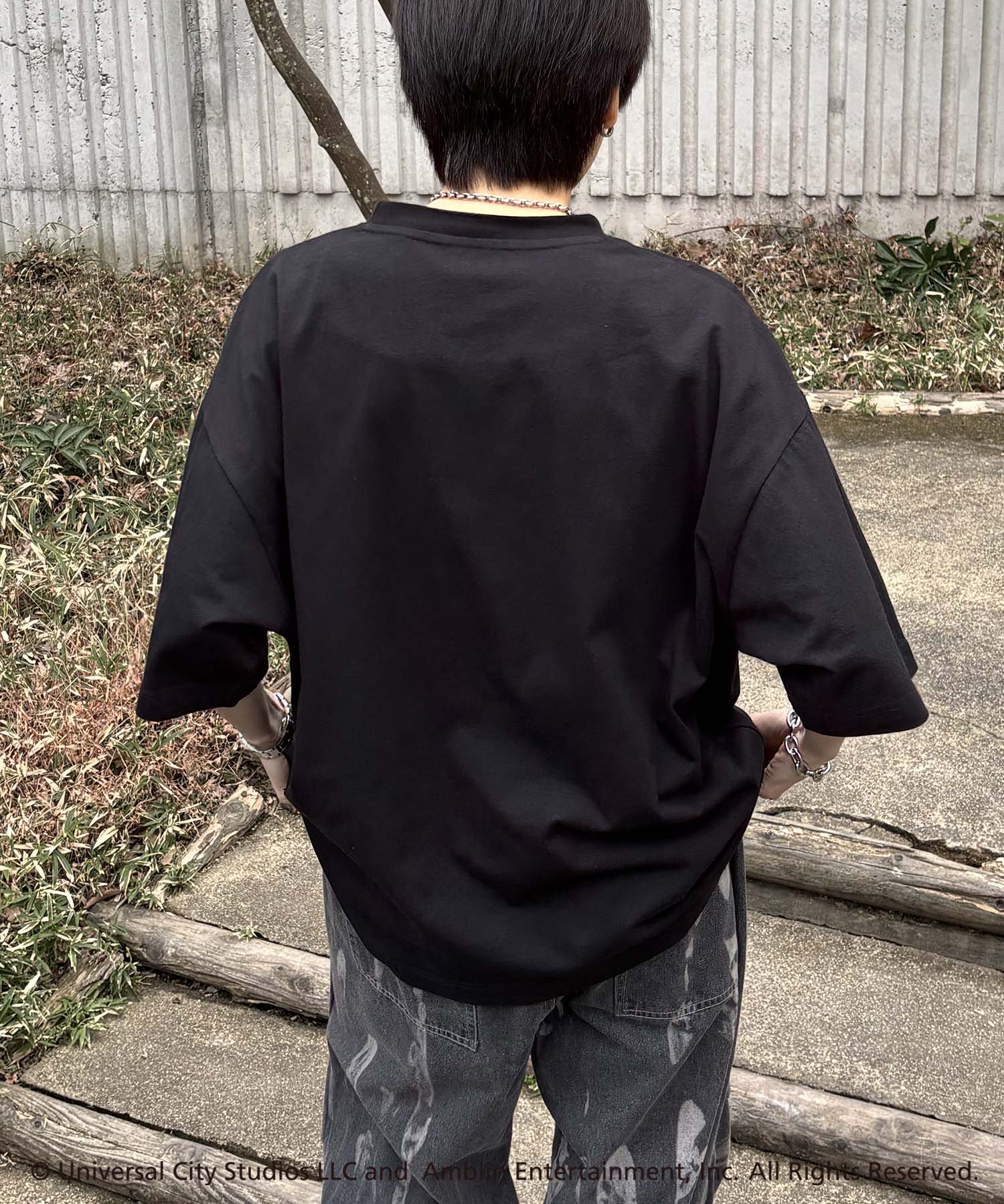 25SS【Back To The Future / バックトゥザフューチャー】retro movie ヴィンテージライク レトロ映画半袖Tシャツ