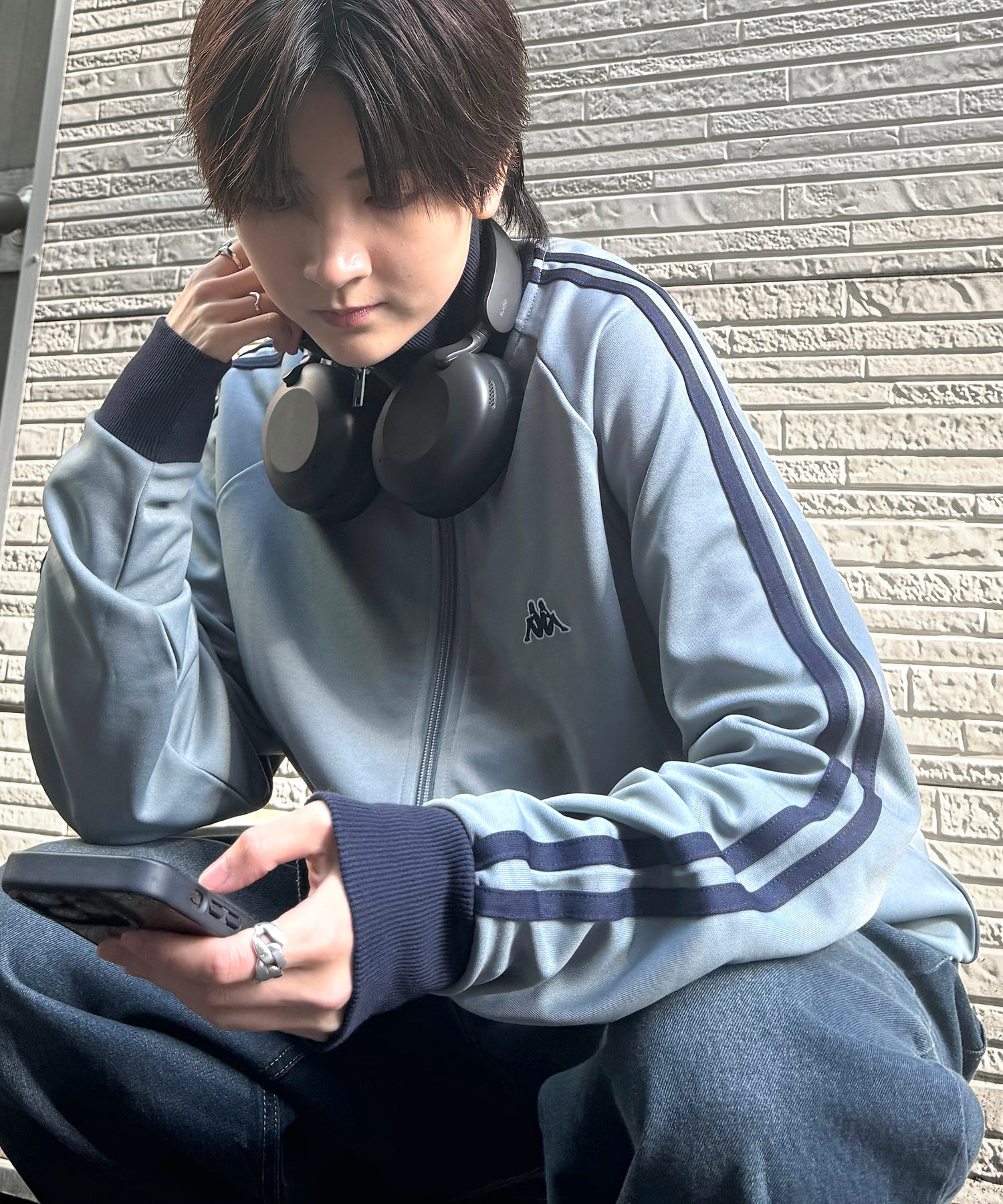 24AW 新色追加 【KAPPA】WEB限定 袖ラインジャージ トラックジャケット