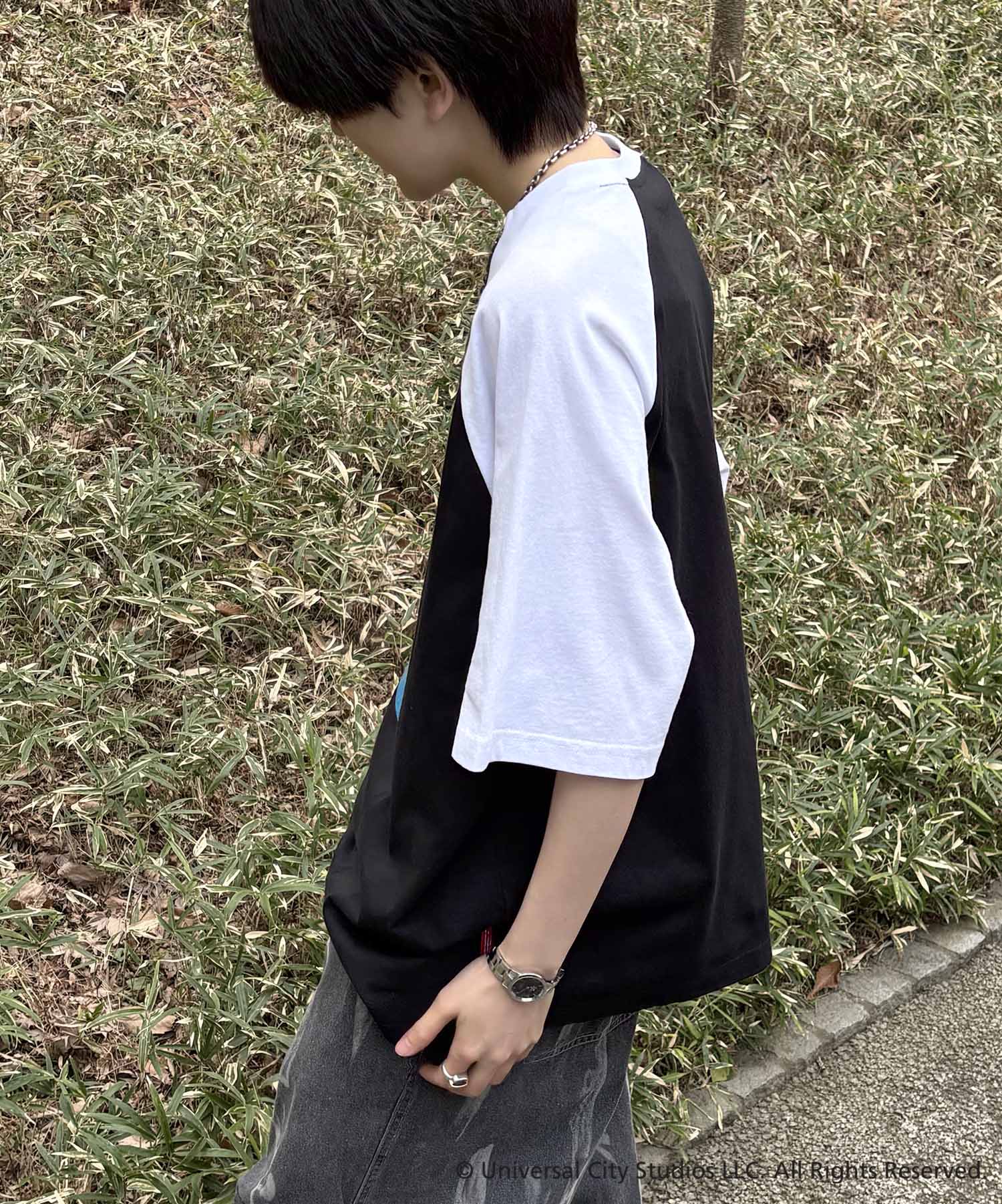 25SS【JAWS / ジョーズ】retro movie ヴィンテージライク レトロ映画半袖Tシャツ