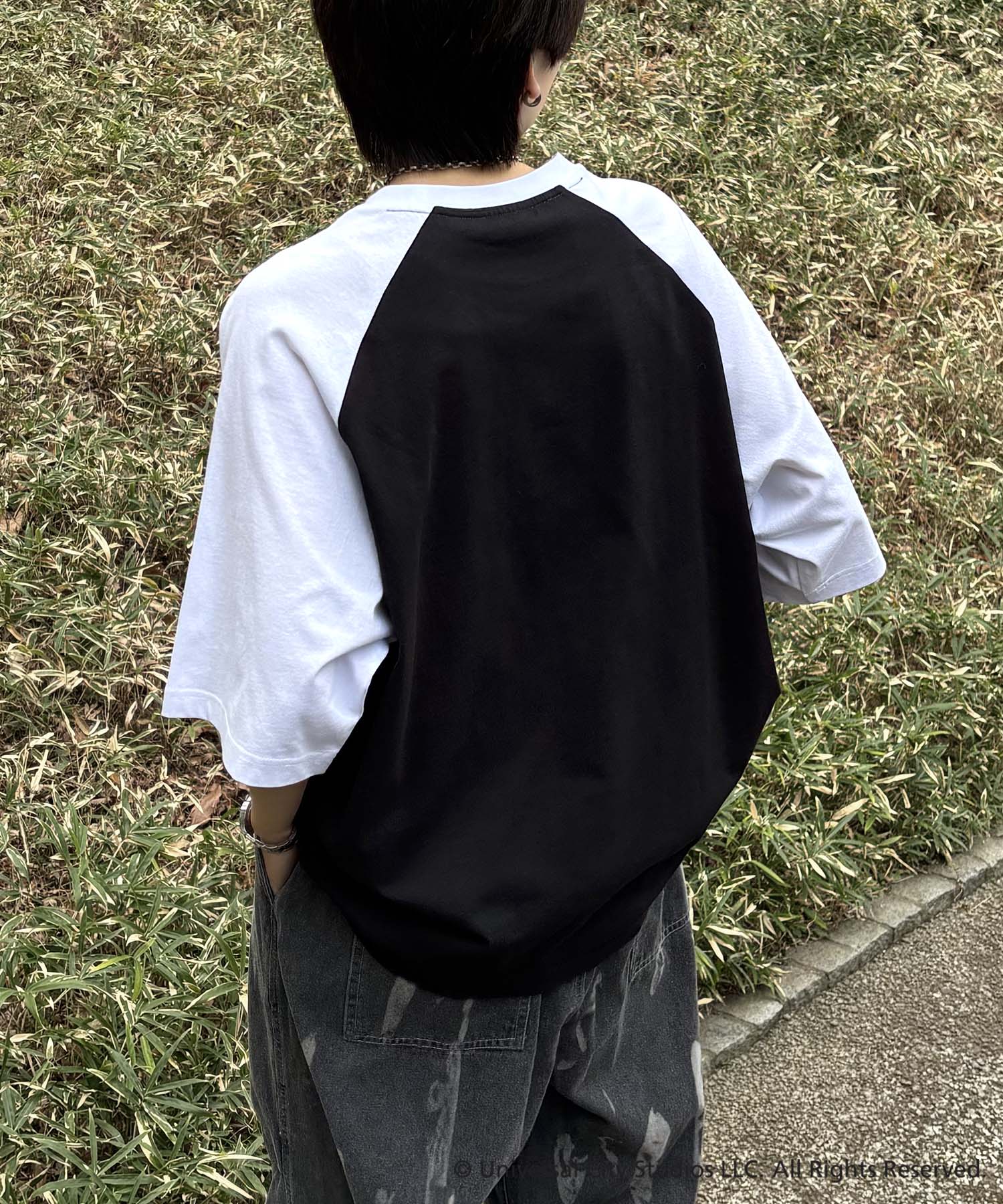 25SS【JAWS / ジョーズ】retro movie ヴィンテージライク レトロ映画半袖Tシャツ