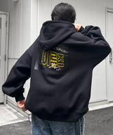 フォトプリント 韓国ストリート アソートプリントパーカー ビッグフーディー