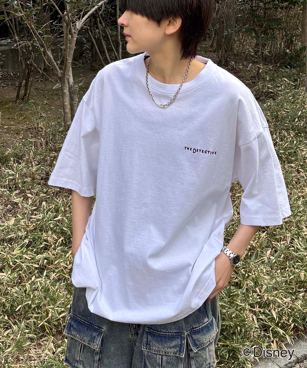 25SS Disney ヴィンテージライクプリント ミッキー ポスタープリント半袖Tシャツ