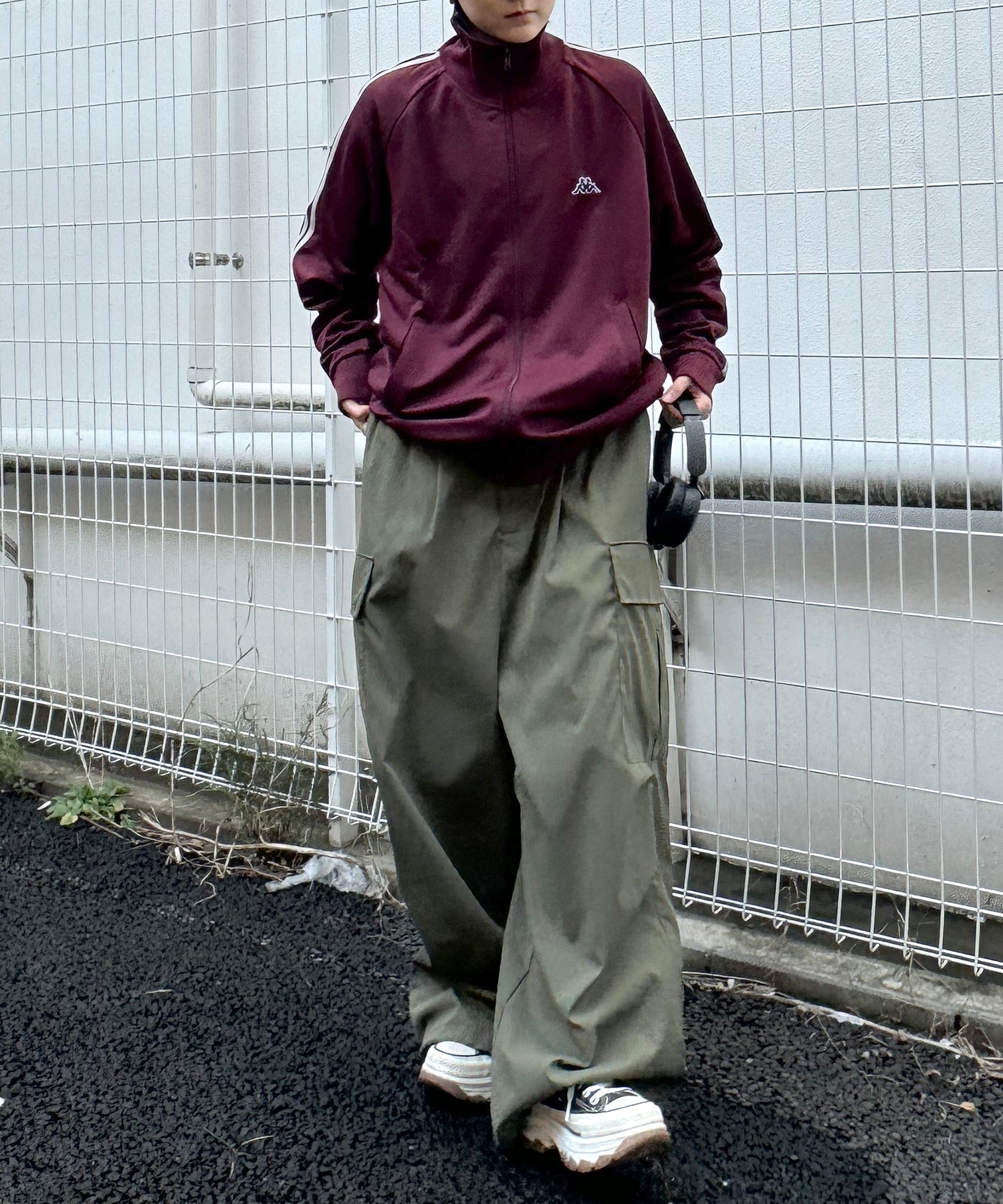 24AW 新色追加 【KAPPA】WEB限定 袖ラインジャージ トラックジャケット