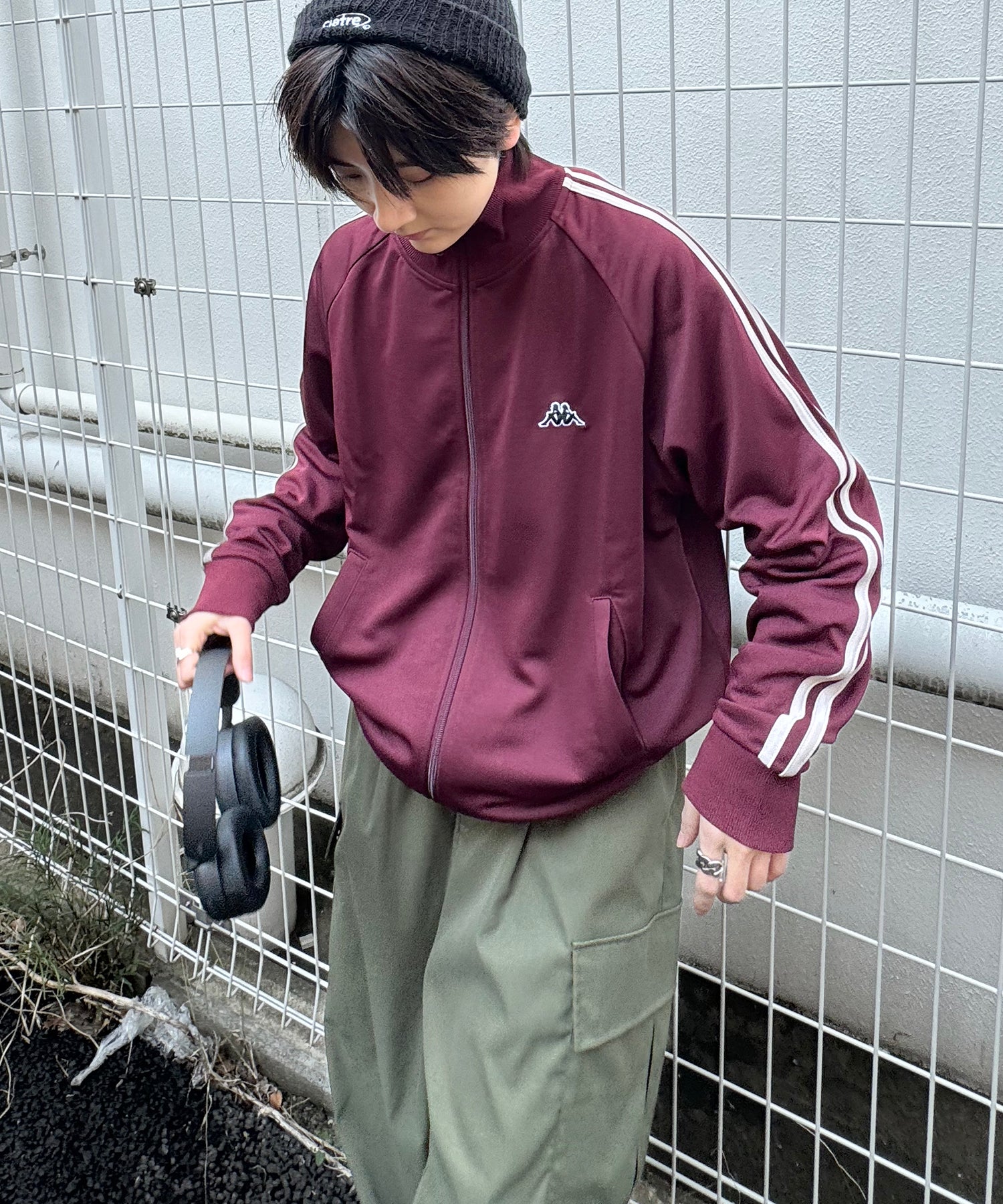 24AW 新色追加 【KAPPA】WEB限定 袖ラインジャージ トラックジャケット