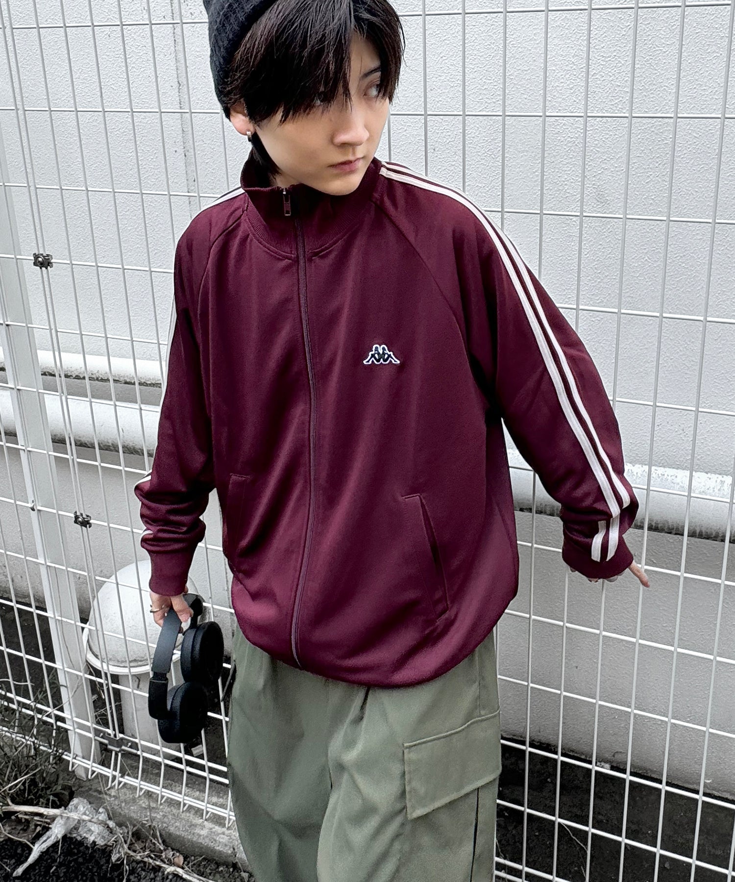 24AW 新色追加 【KAPPA】WEB限定 袖ラインジャージ トラックジャケット