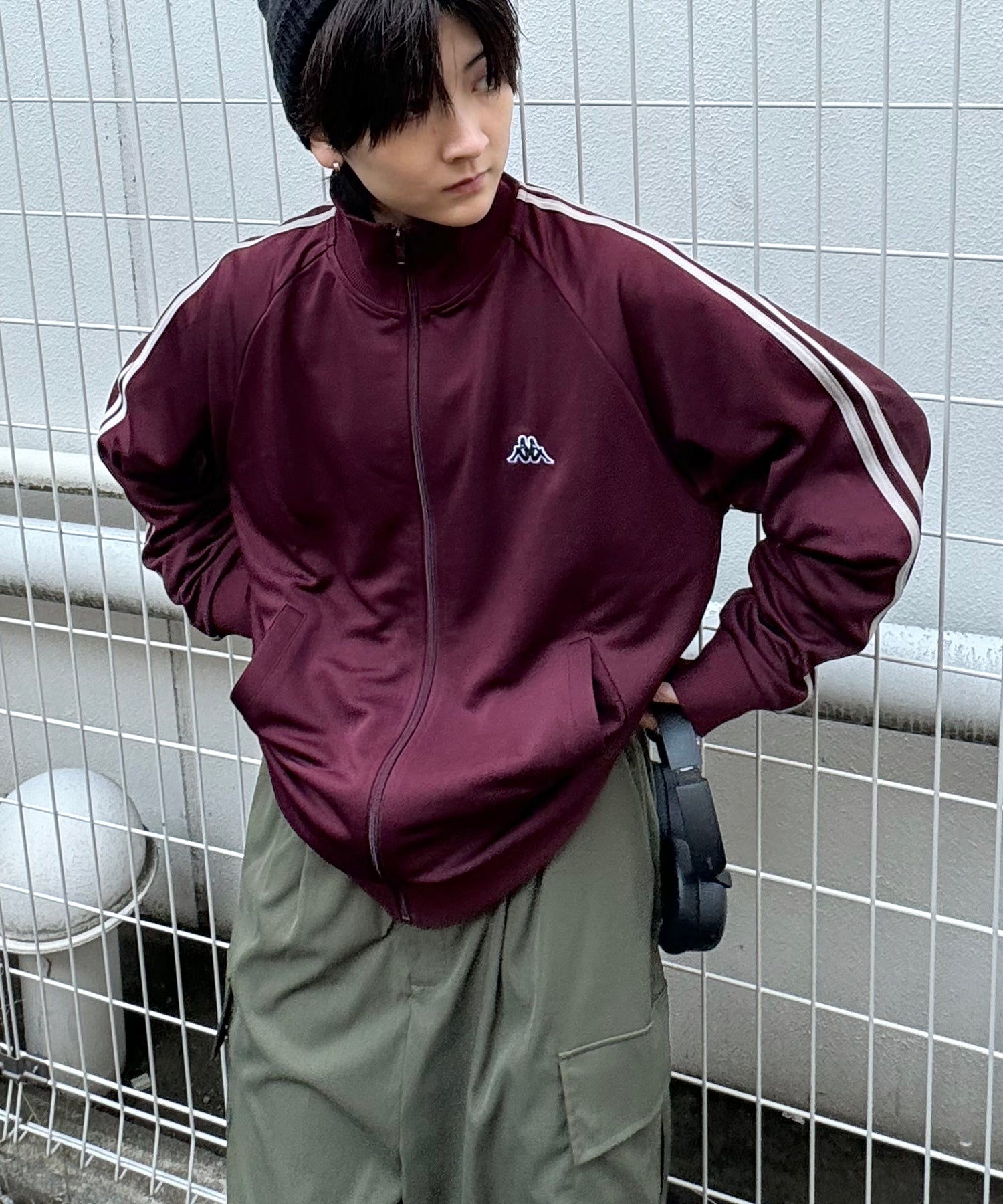 24AW 新色追加 【KAPPA】WEB限定 袖ラインジャージ トラックジャケット