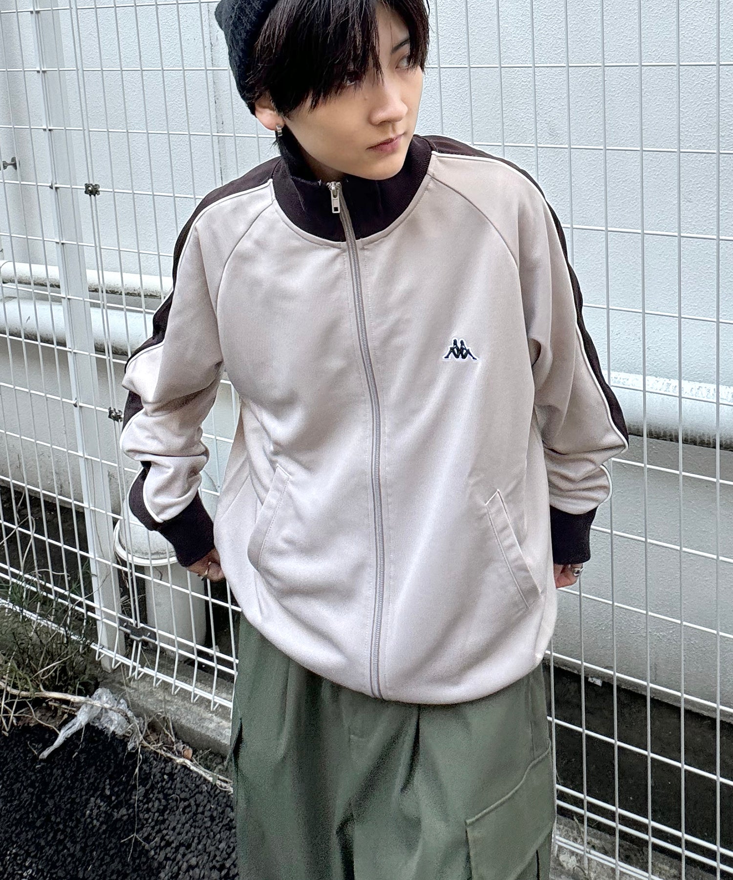 24AW 新色追加 【KAPPA】WEB限定 袖ラインジャージ トラックジャケット