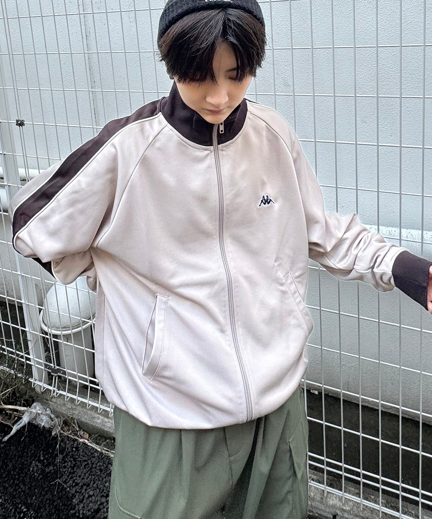 24AW 新色追加 【KAPPA】WEB限定 袖ラインジャージ トラックジャケット