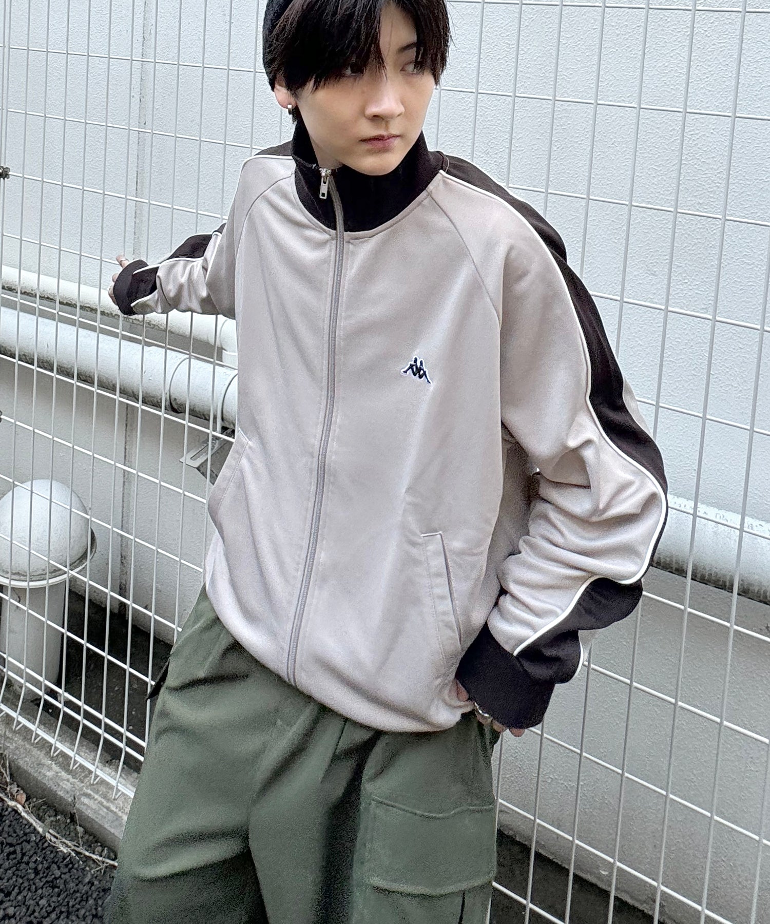 24AW 新色追加 【KAPPA】WEB限定 袖ラインジャージ トラックジャケット