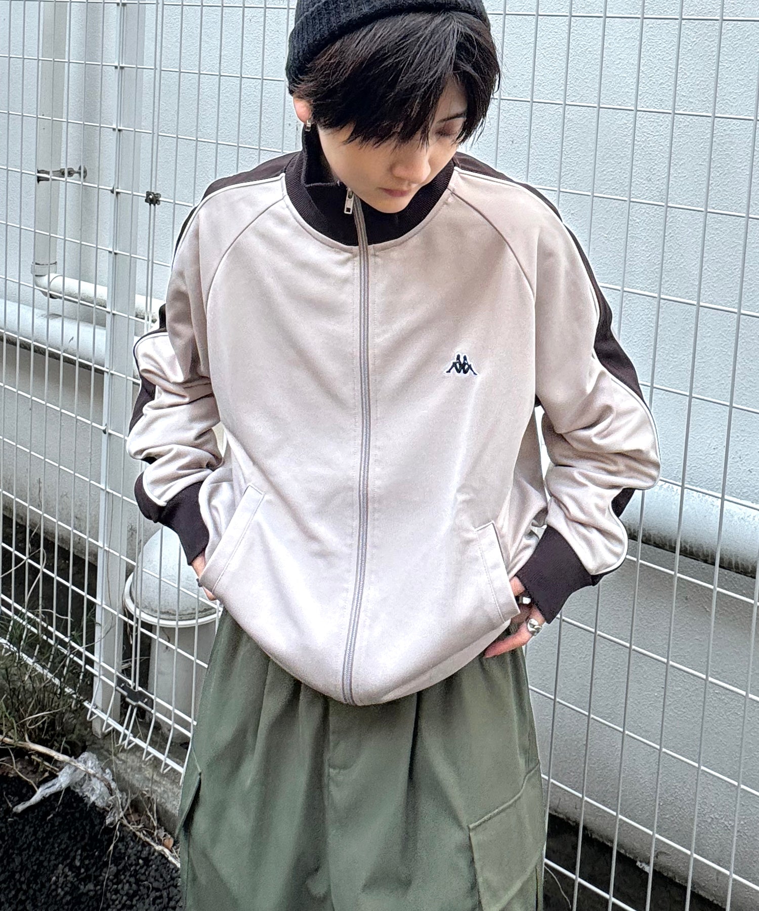24AW 新色追加 【KAPPA】WEB限定 袖ラインジャージ トラックジャケット