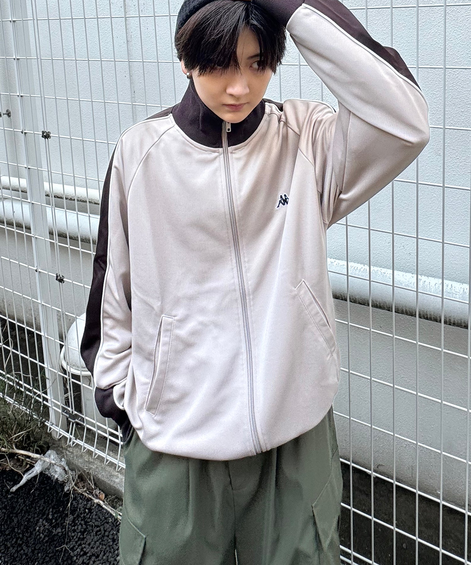 24AW 新色追加 【KAPPA】WEB限定 袖ラインジャージ トラックジャケット