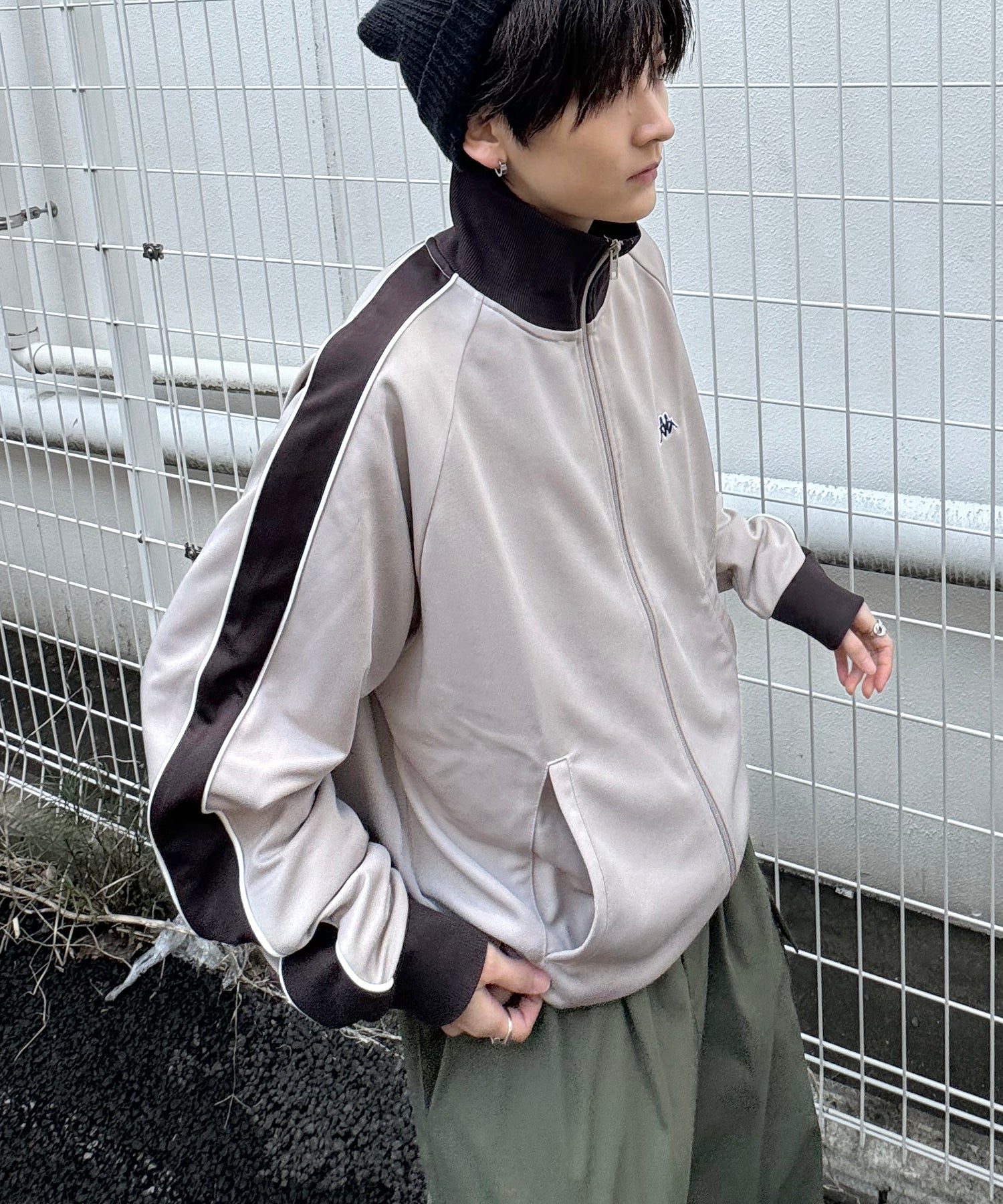 24AW 新色追加 【KAPPA】WEB限定 袖ラインジャージ トラックジャケット