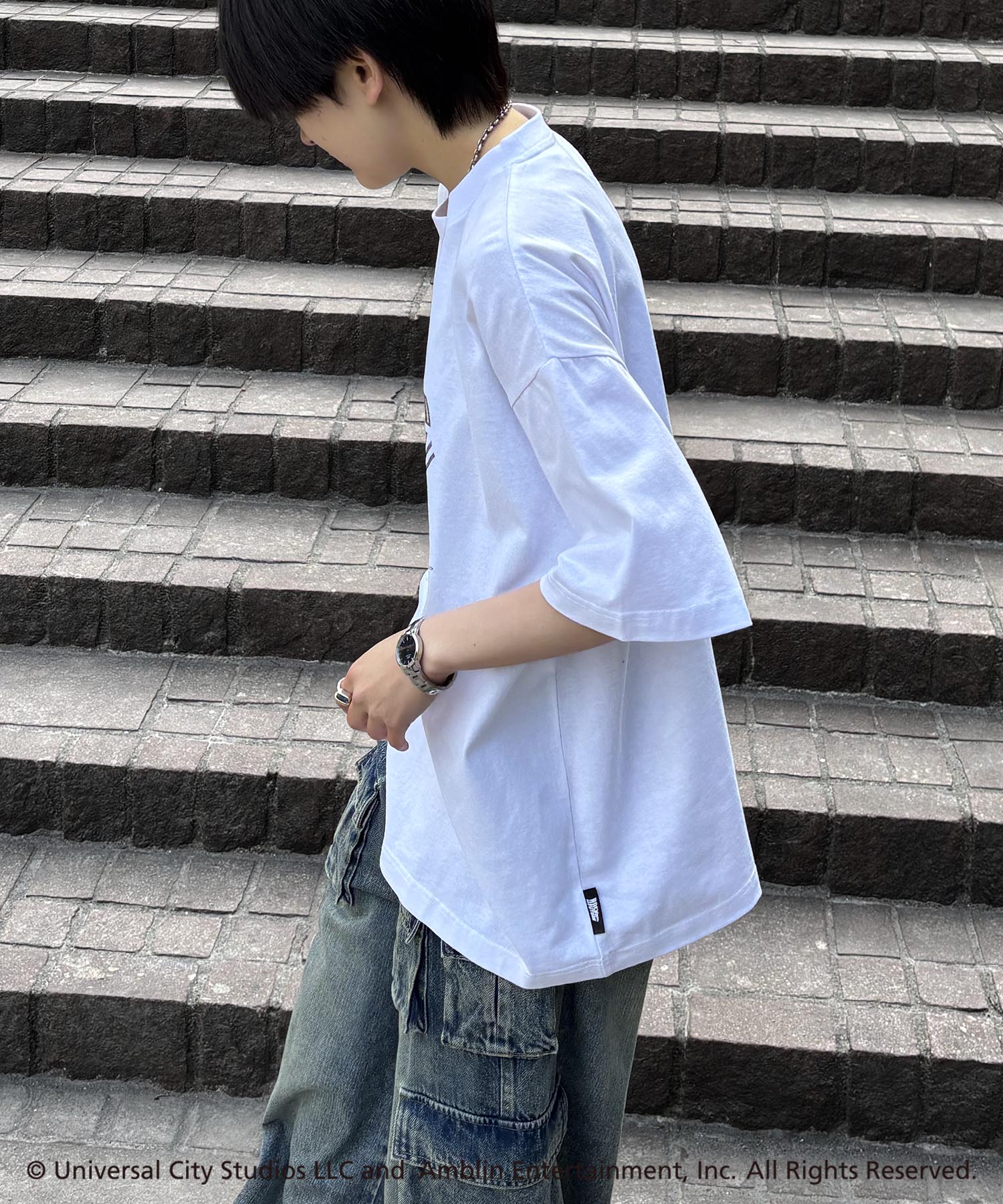 25SS【Back To The Future / バックトゥザフューチャー】retro movie ヴィンテージライク レトロ映画半袖Tシャツ