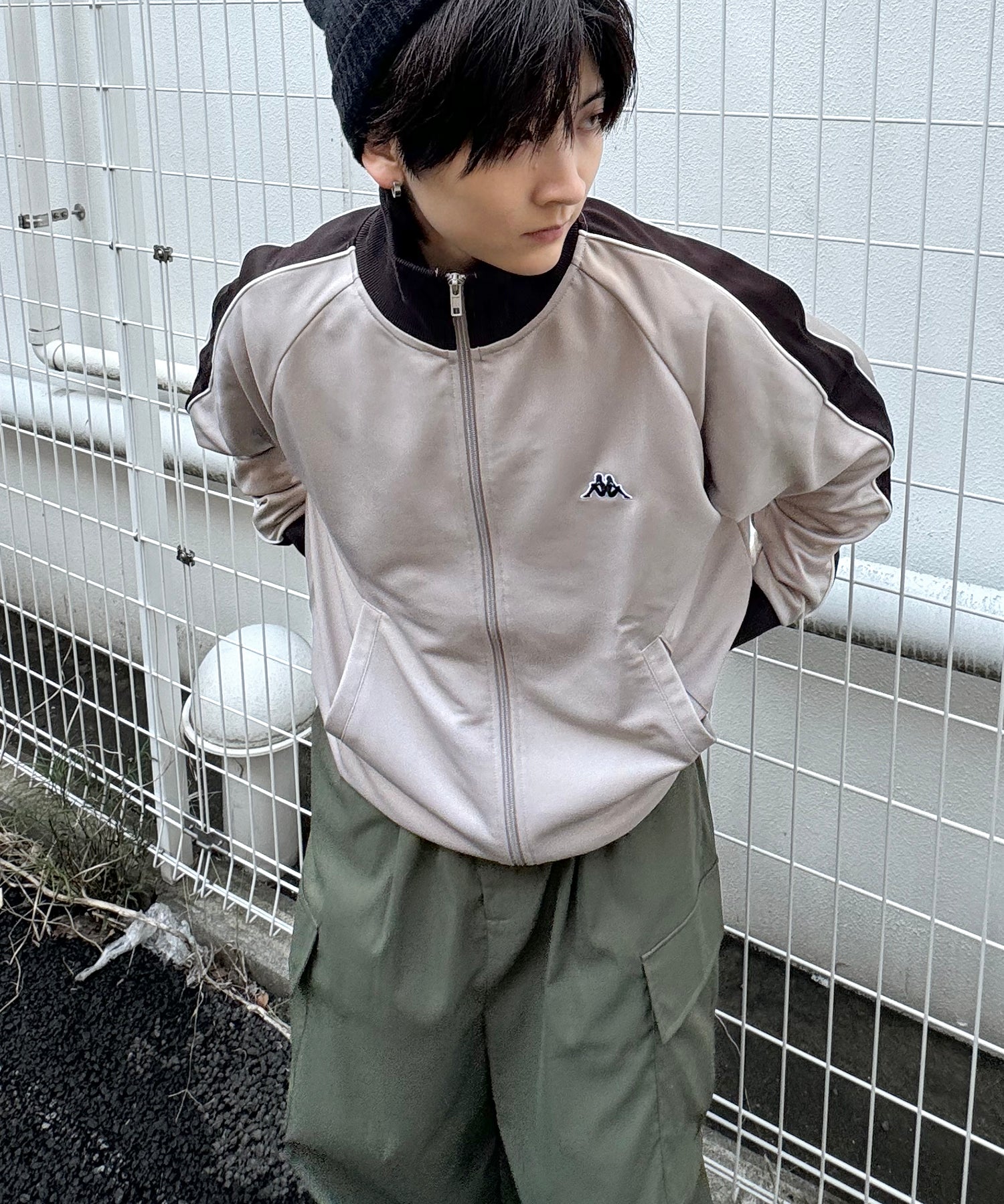 24AW 新色追加 【KAPPA】WEB限定 袖ラインジャージ トラックジャケット
