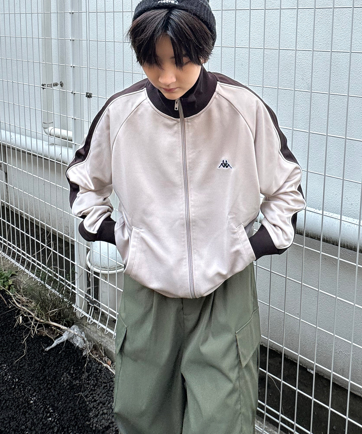 24AW 新色追加 【KAPPA】WEB限定  袖ラインジャージ トラックジャケット