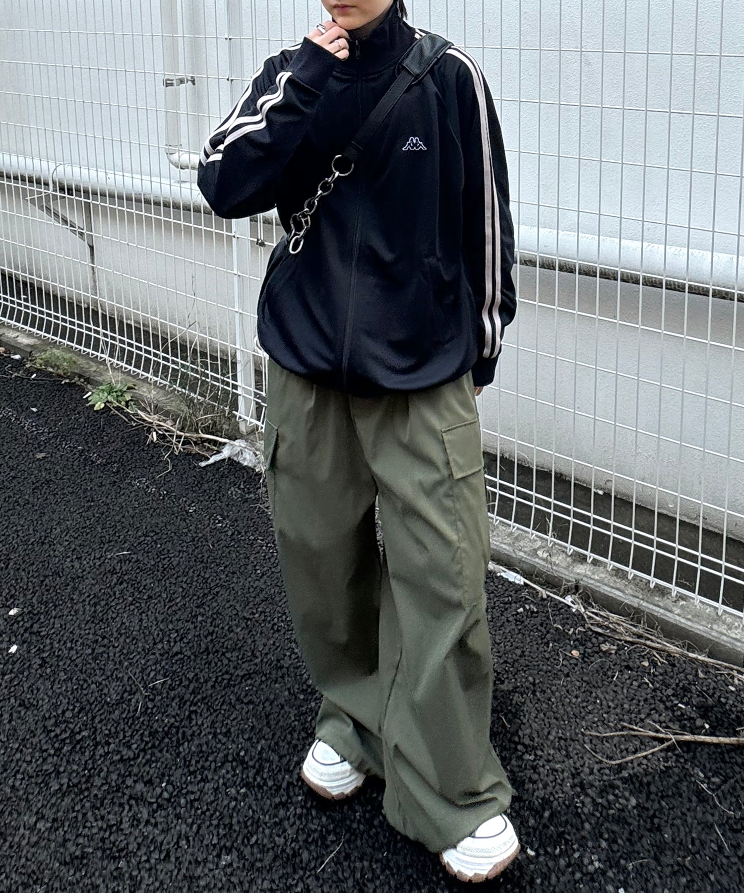 24AW 新色追加 【KAPPA】WEB限定 袖ラインジャージ トラックジャケット