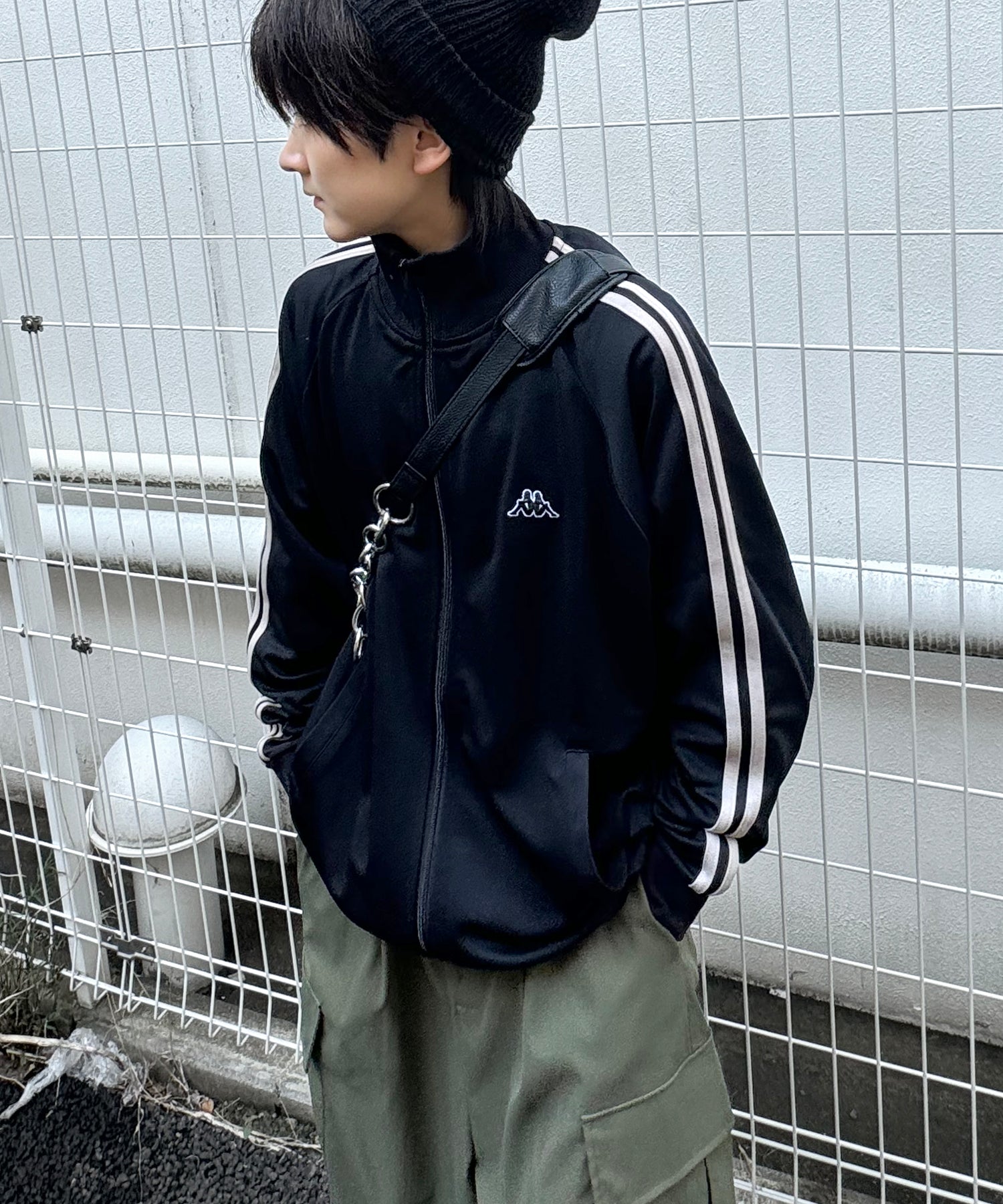24AW 新色追加 【KAPPA】WEB限定 袖ラインジャージ トラックジャケット