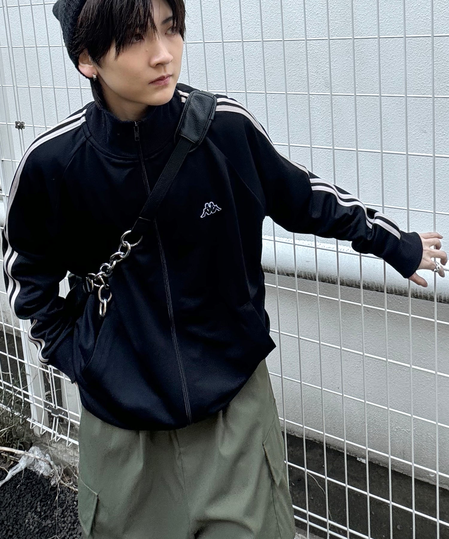24AW 新色追加 【KAPPA】WEB限定 袖ラインジャージ トラックジャケット