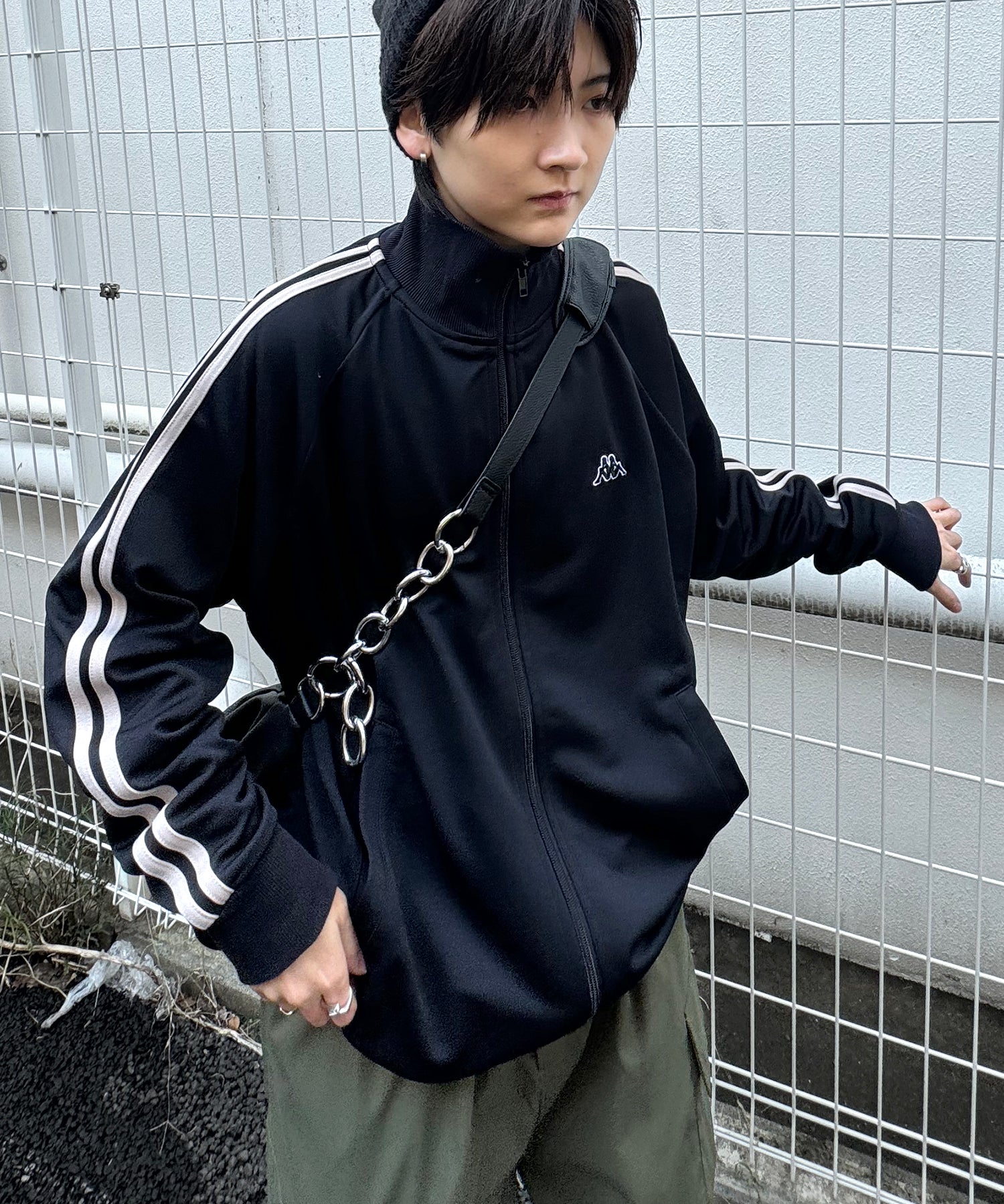 24AW 新色追加 【KAPPA】WEB限定 袖ラインジャージ トラックジャケット