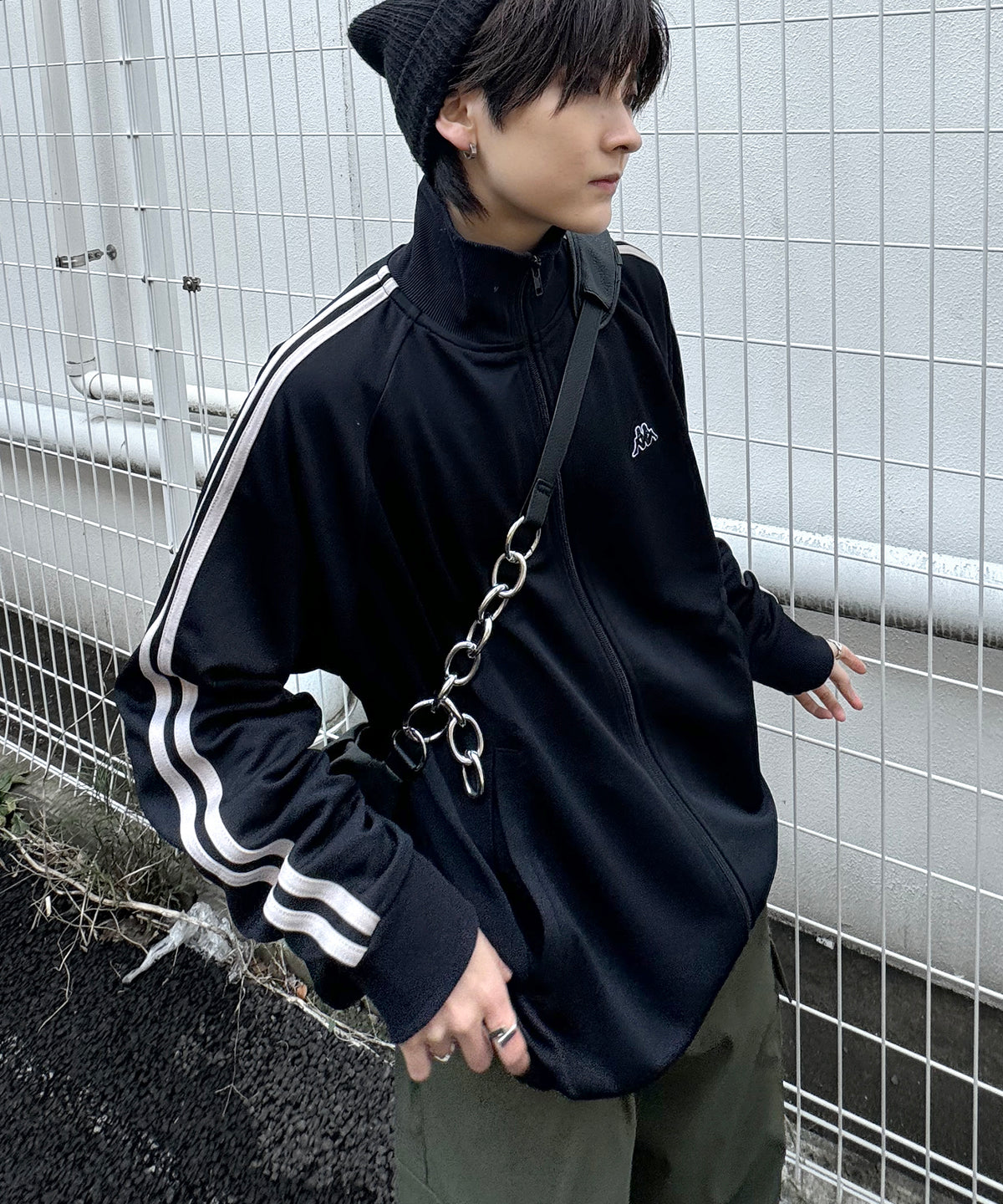 24AW 新色追加 【KAPPA】WEB限定  袖ラインジャージ トラックジャケット