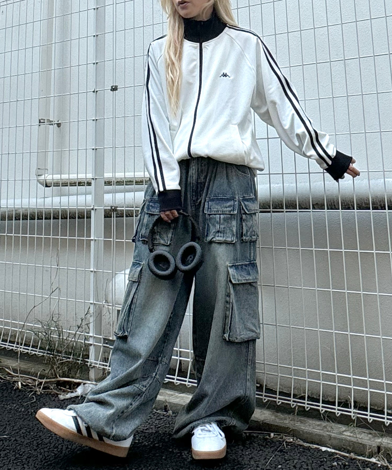 24AW 新色追加 【KAPPA】WEB限定 袖ラインジャージ トラックジャケット