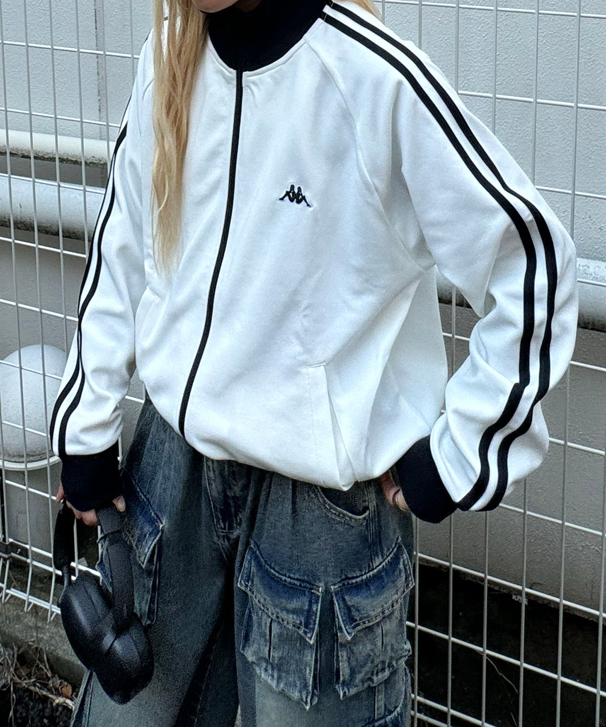 24AW 新色追加 【KAPPA】WEB限定  袖ラインジャージ トラックジャケット