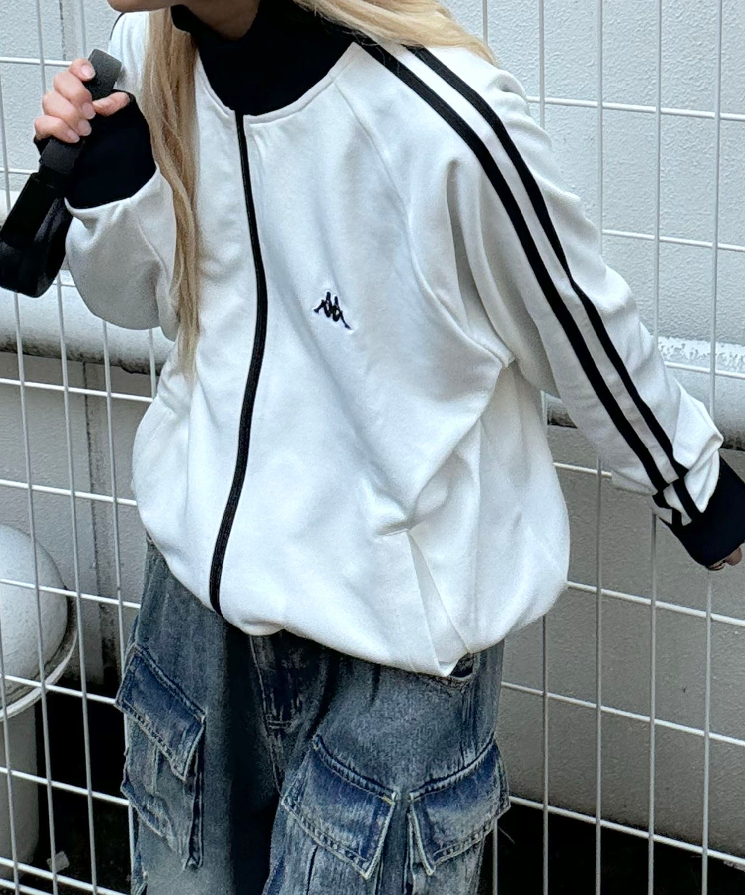 24AW 新色追加 【KAPPA】WEB限定 袖ラインジャージ トラックジャケット